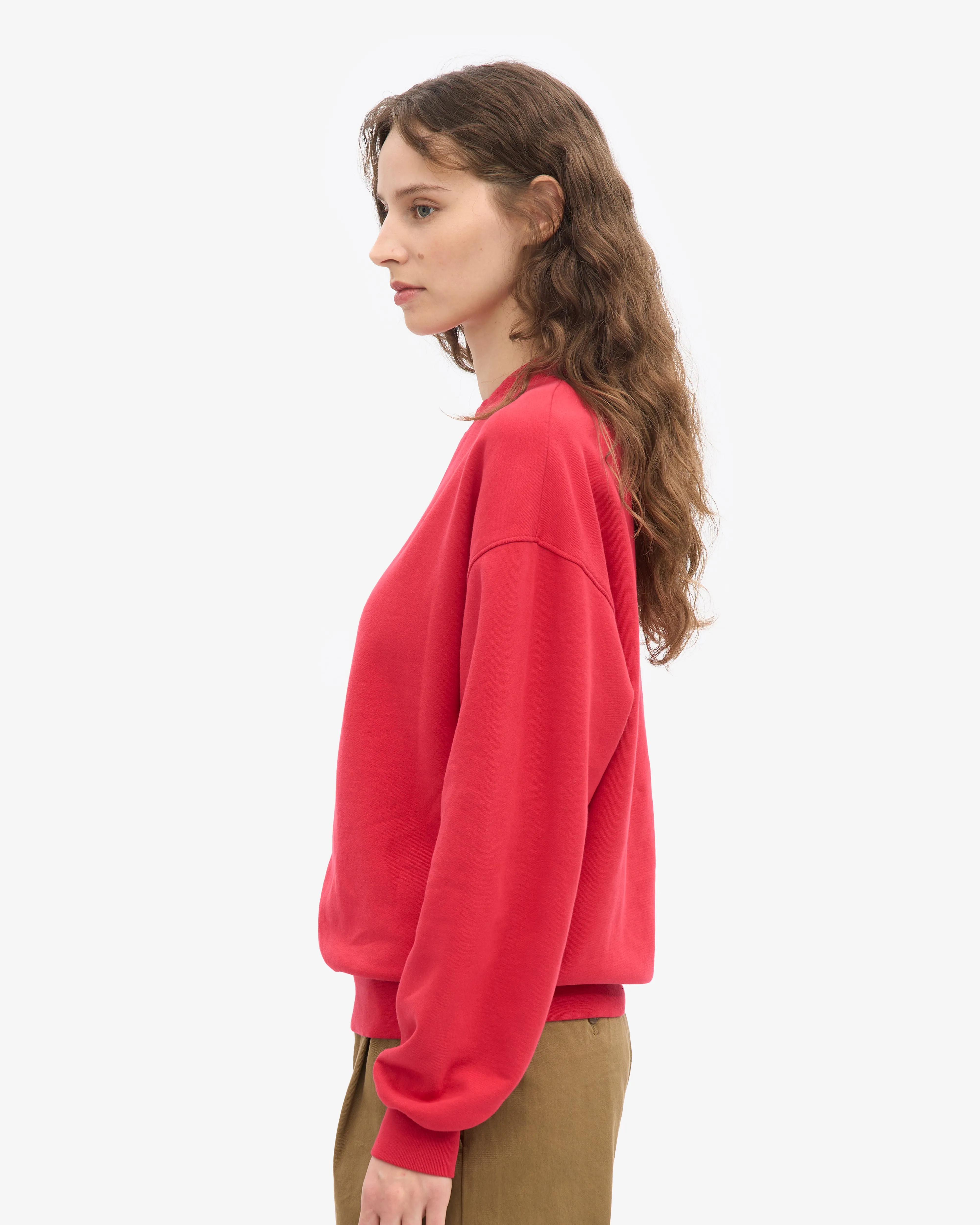 Organic Oversized Crew - Scarlet Red sold by Colorful Standard product image thumbnail 3