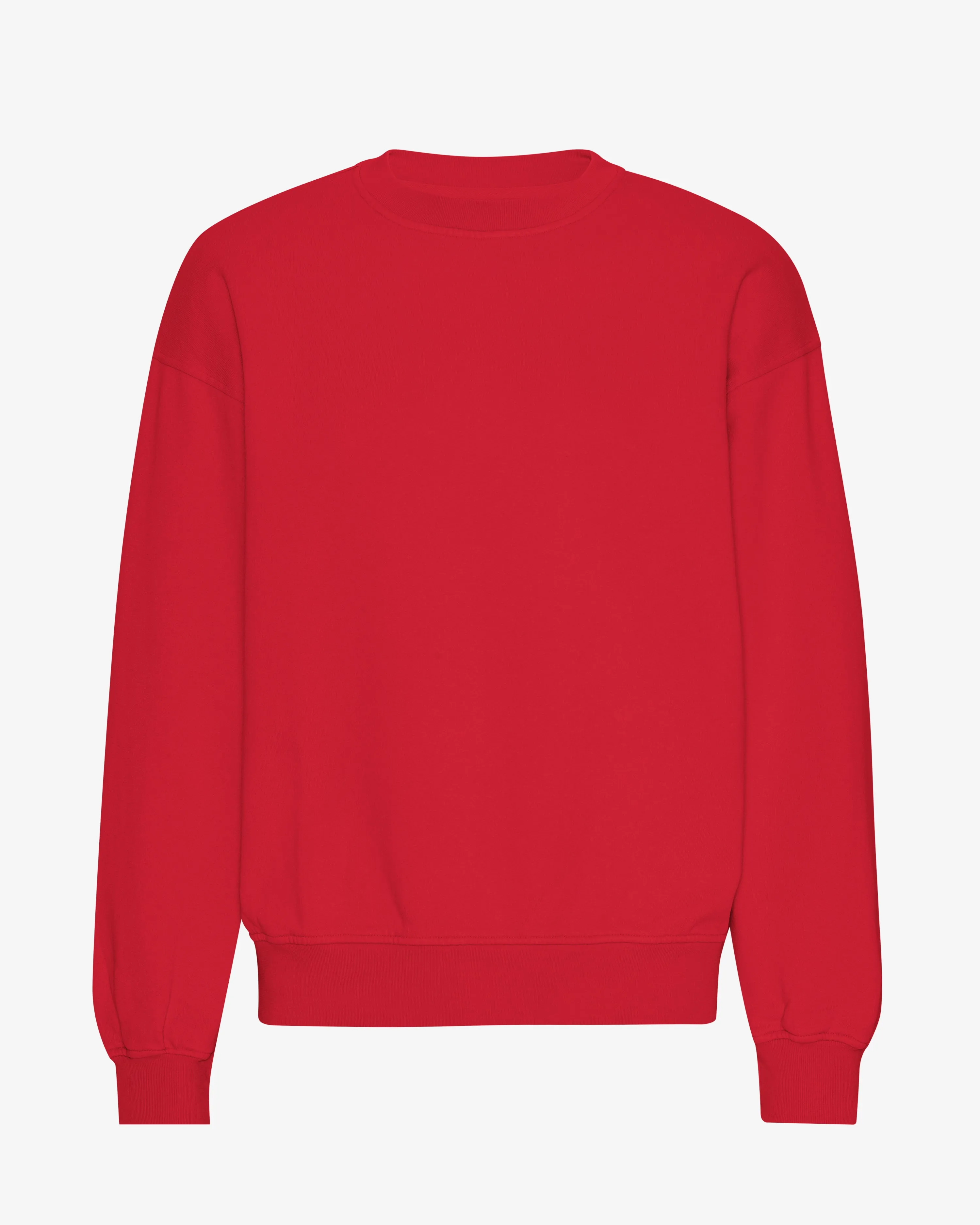 Organic Oversized Crew - Scarlet Red sold by Colorful Standard