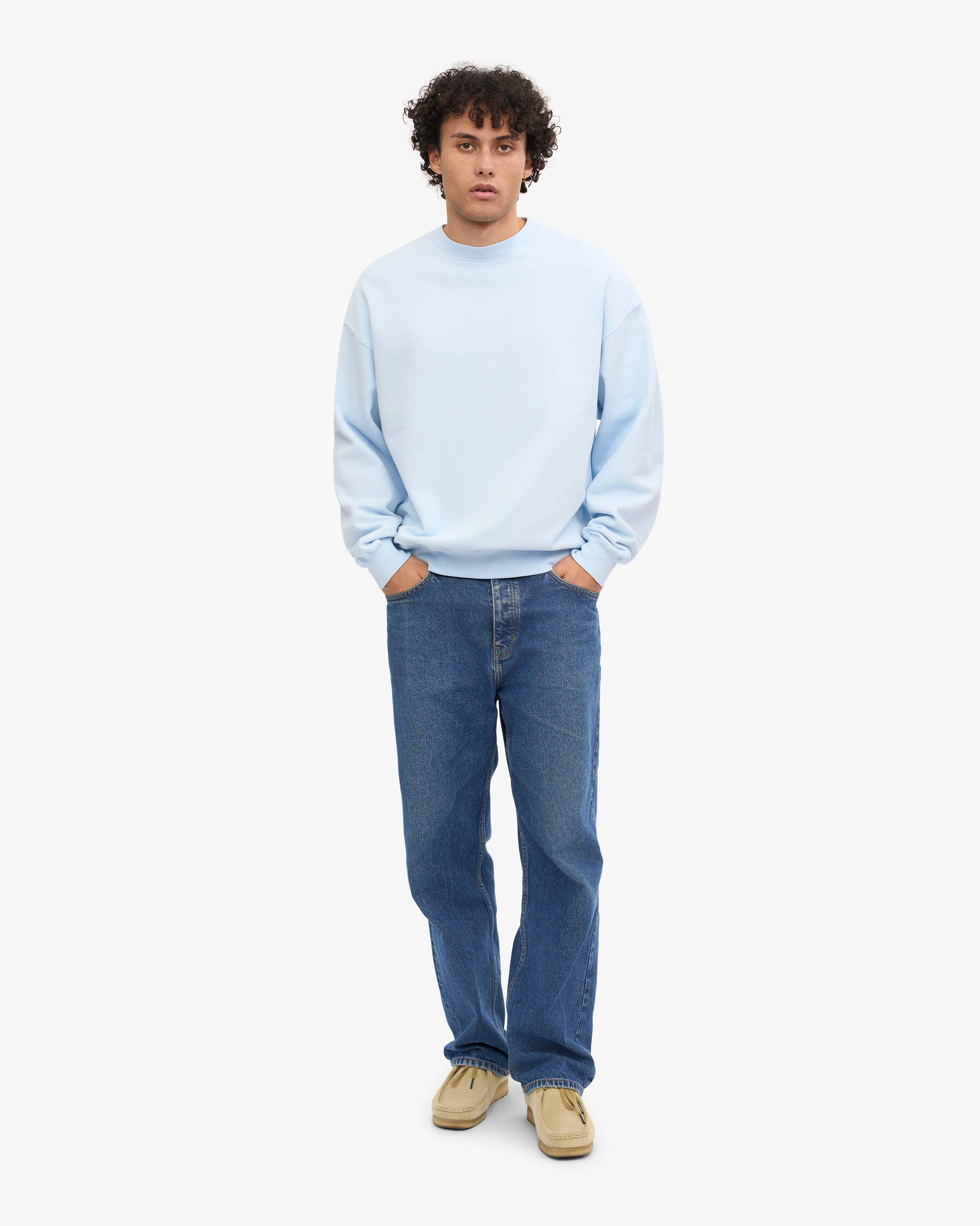 Organic Oversized Crew - Polar Blue sold by Colorful Standard product image thumbnail 5