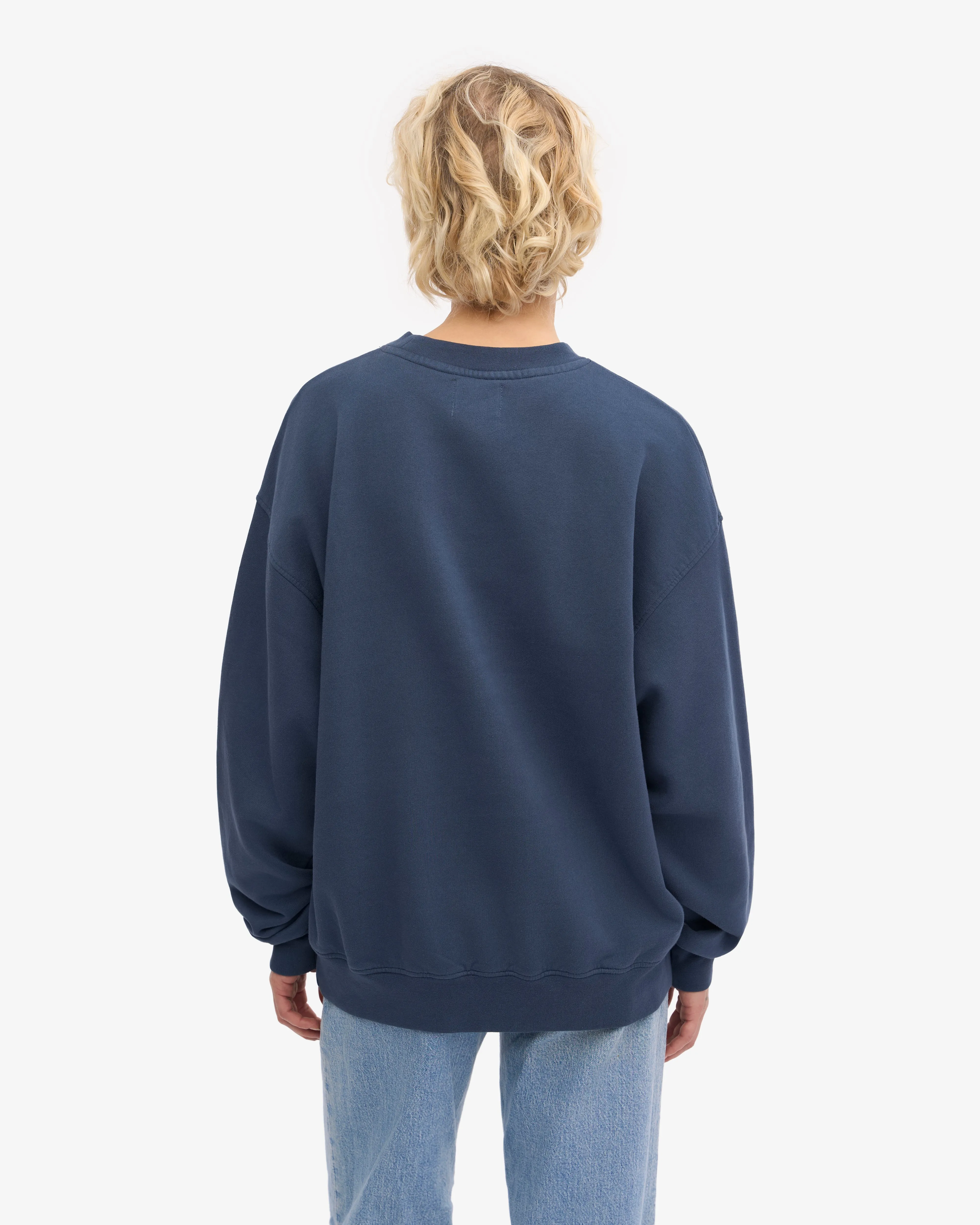 Organic Oversized Crew - Petrol Blue sold by Colorful Standard product image thumbnail 4