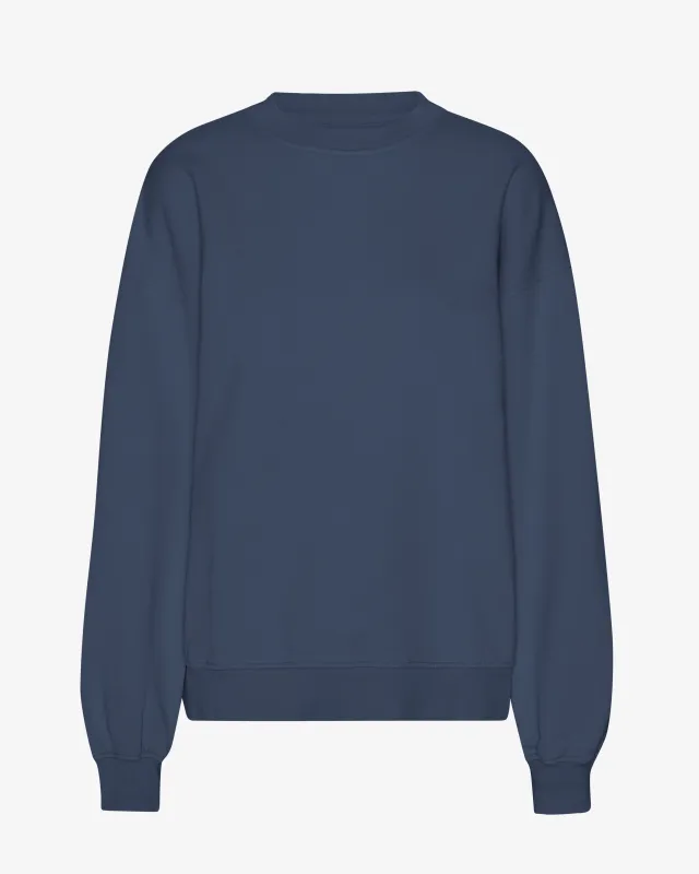 Organic Oversized Crew - Petrol Blue sold by Colorful Standard
