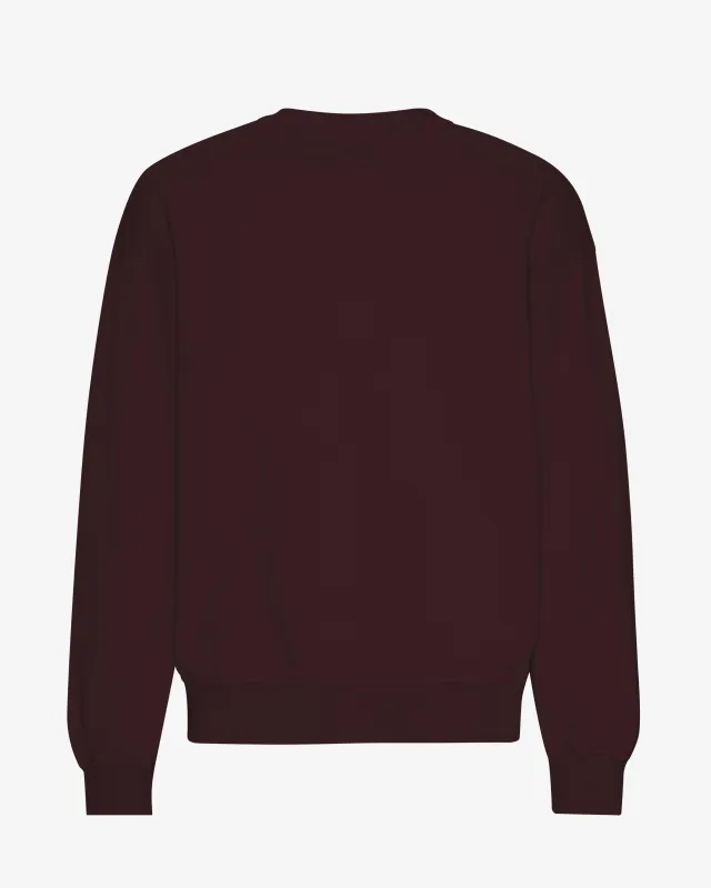 Organic Oversized Crew - Oxblood Red sold by Colorful Standard