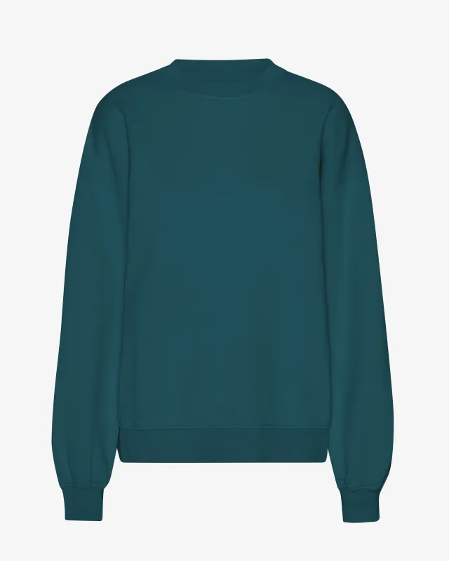 Organic Oversized Crew - Ocean Green sold by Colorful Standard