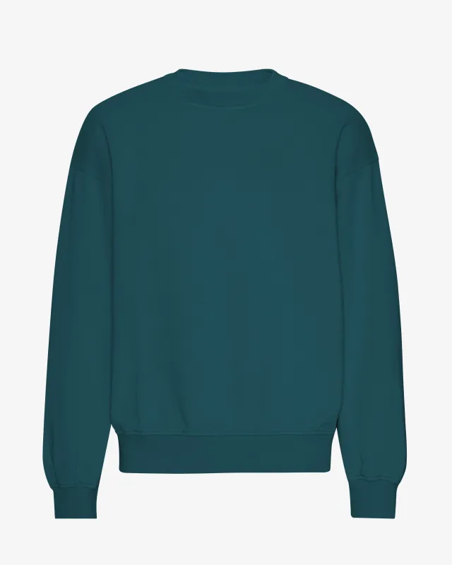 Organic Oversized Crew - Ocean Green sold by Colorful Standard