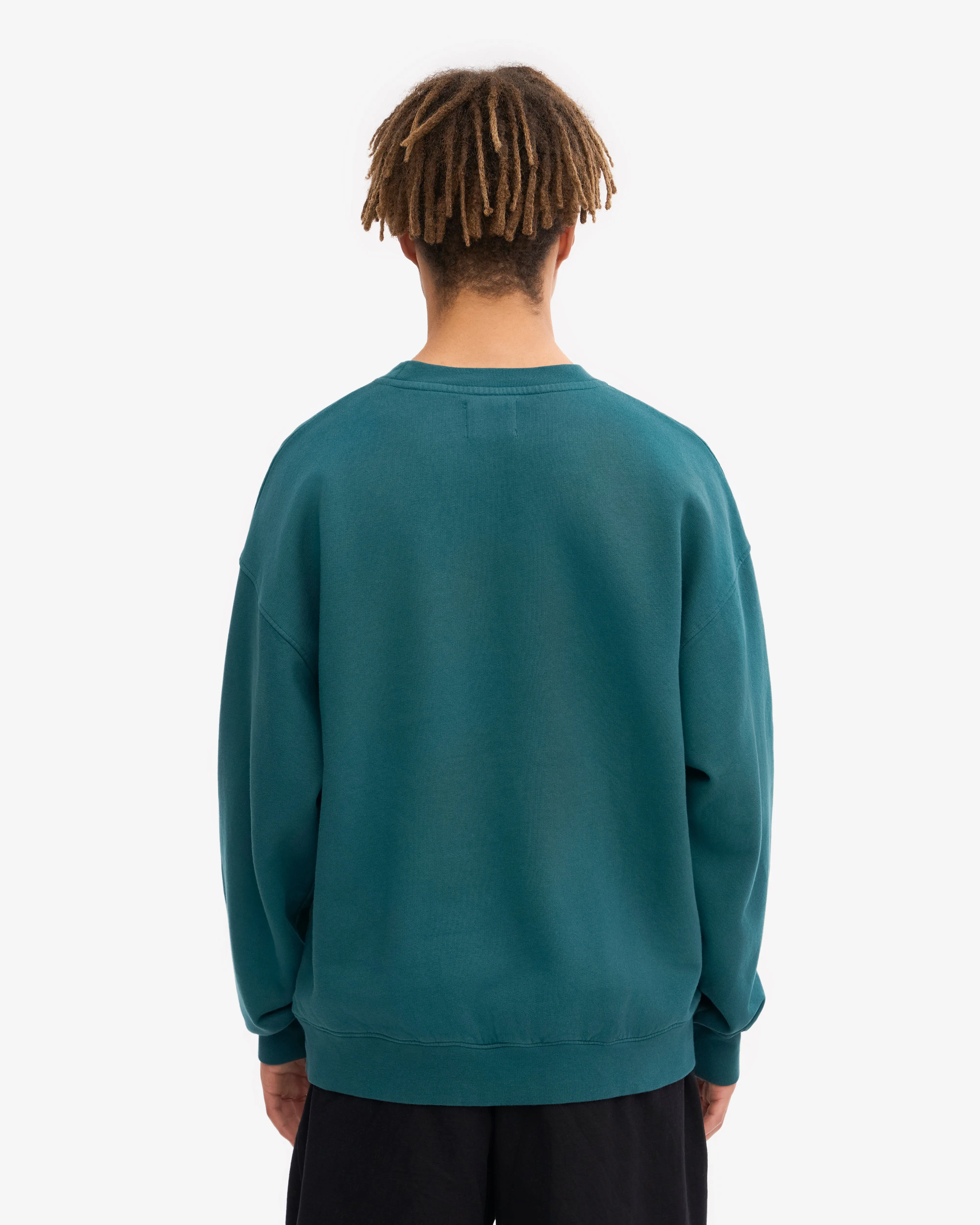 Organic Oversized Crew - Ocean Green sold by Colorful Standard product image thumbnail 4