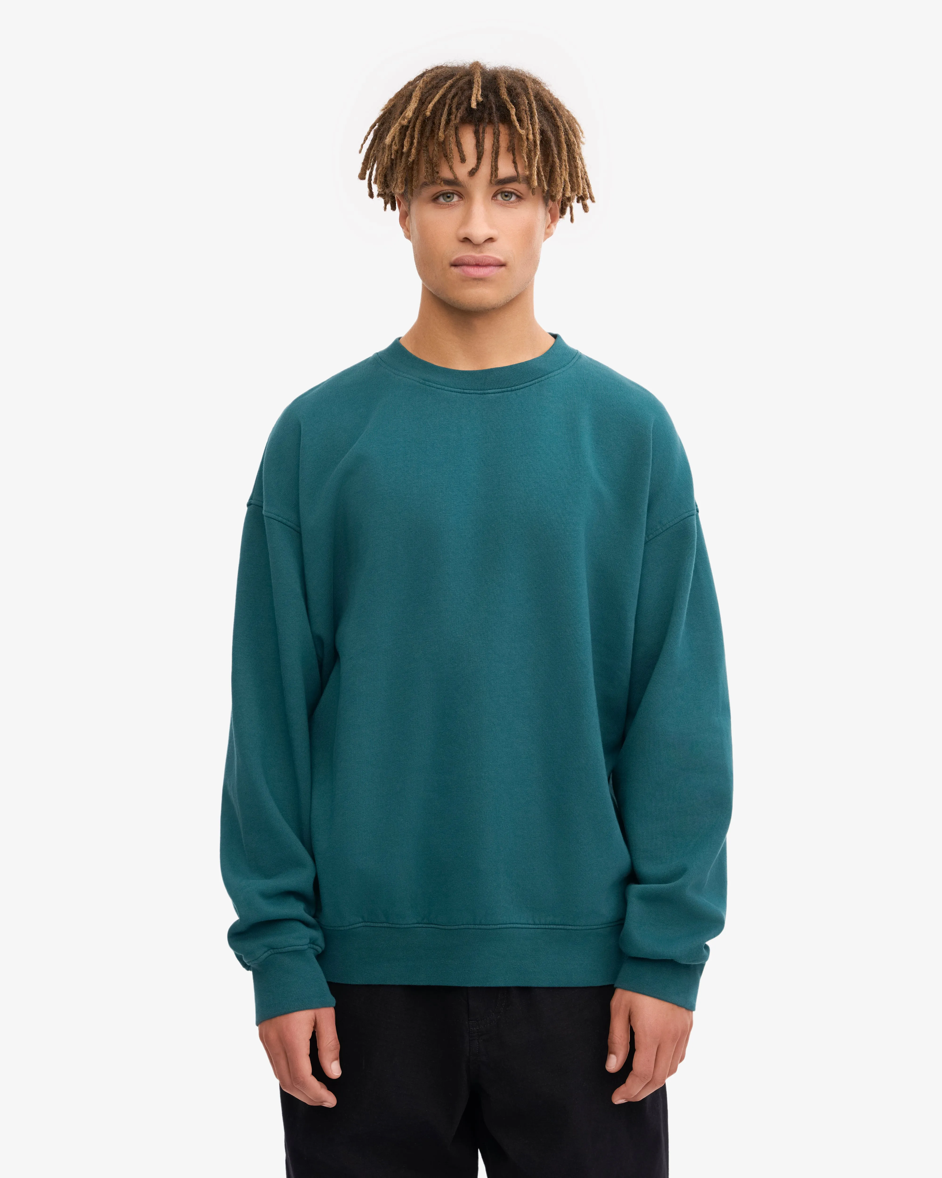 Organic Oversized Crew - Ocean Green sold by Colorful Standard product image thumbnail 2