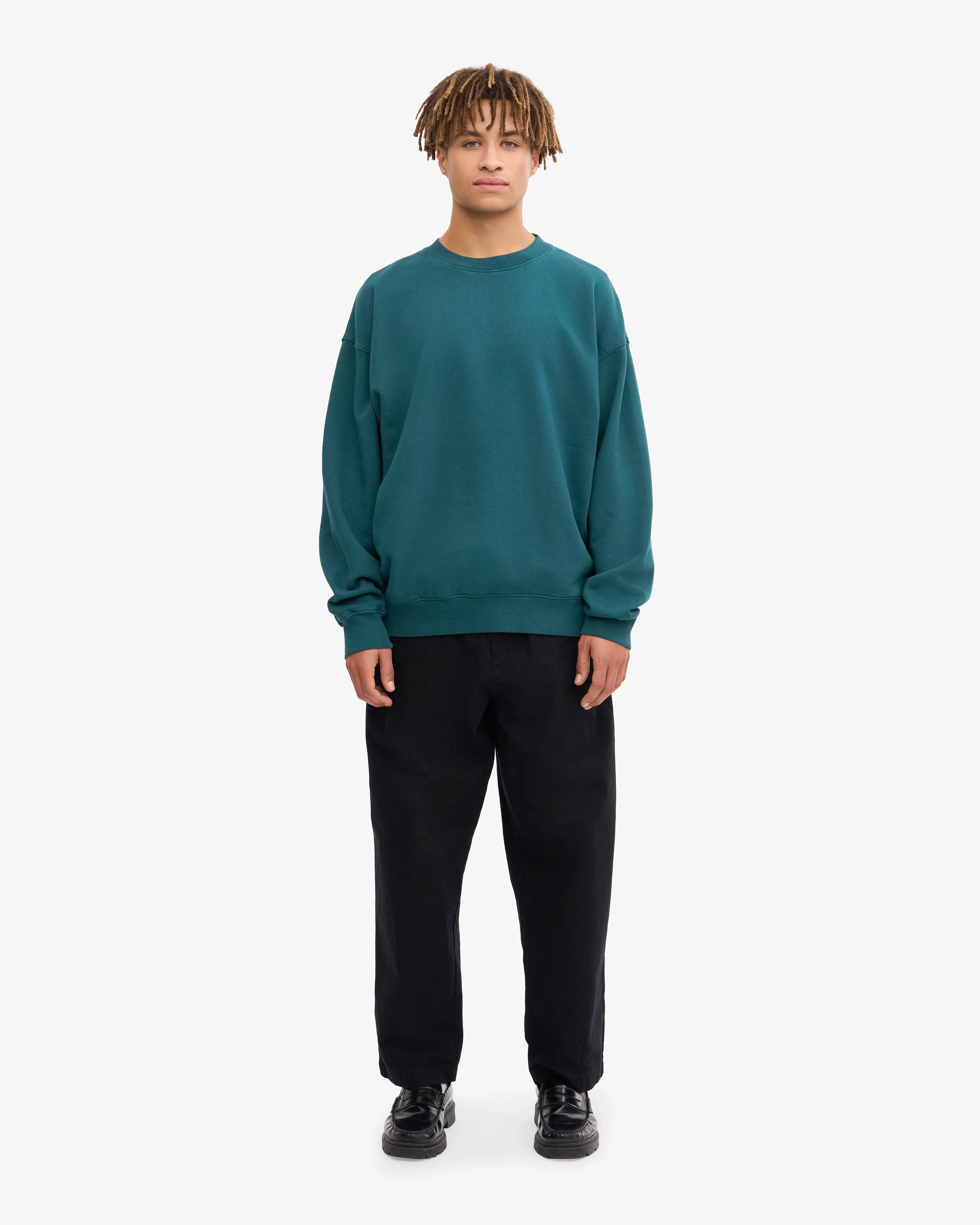 Organic Oversized Crew - Ocean Green sold by Colorful Standard product image thumbnail 5