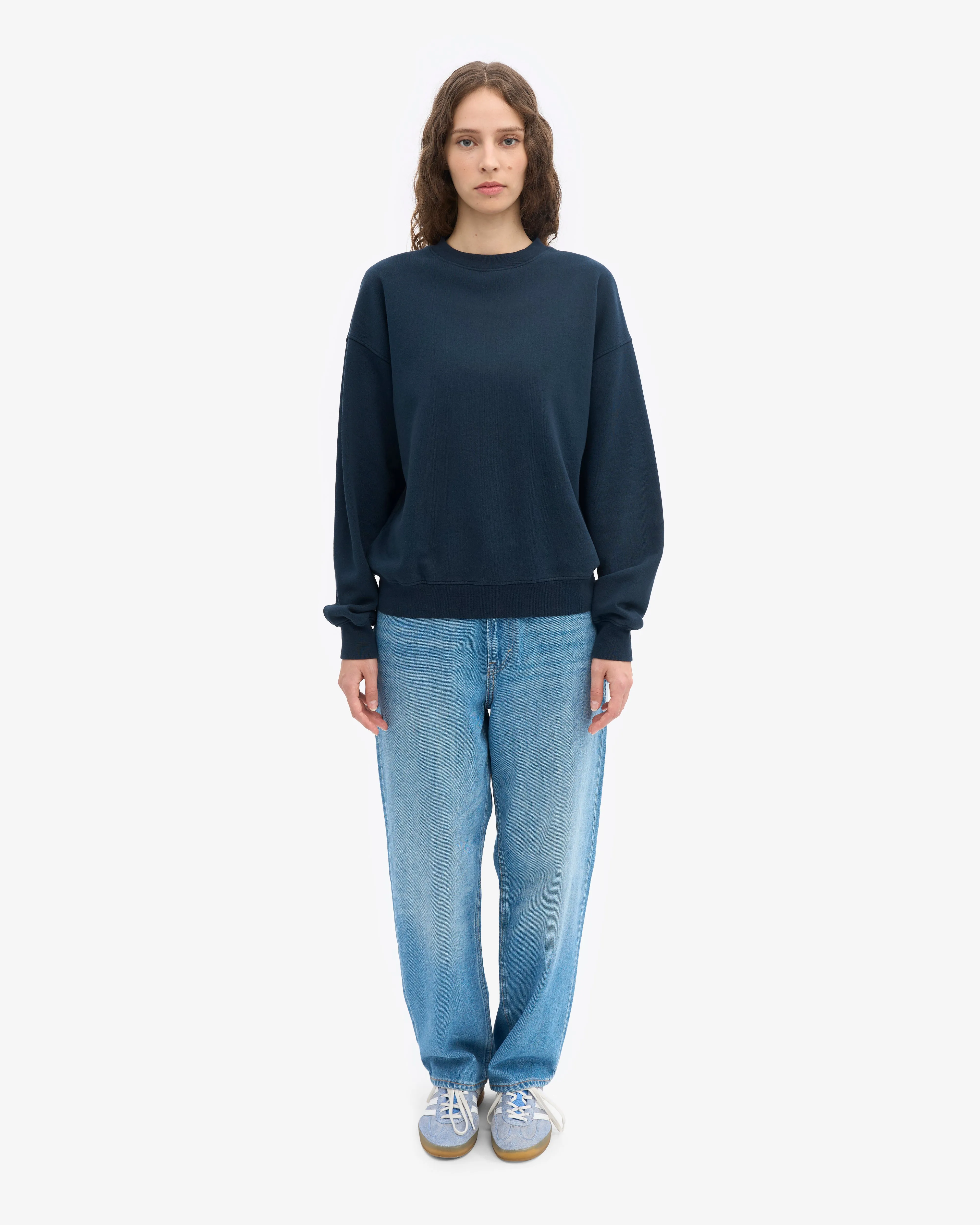 Organic Oversized Crew - Navy Blue sold by Colorful Standard product image thumbnail 5