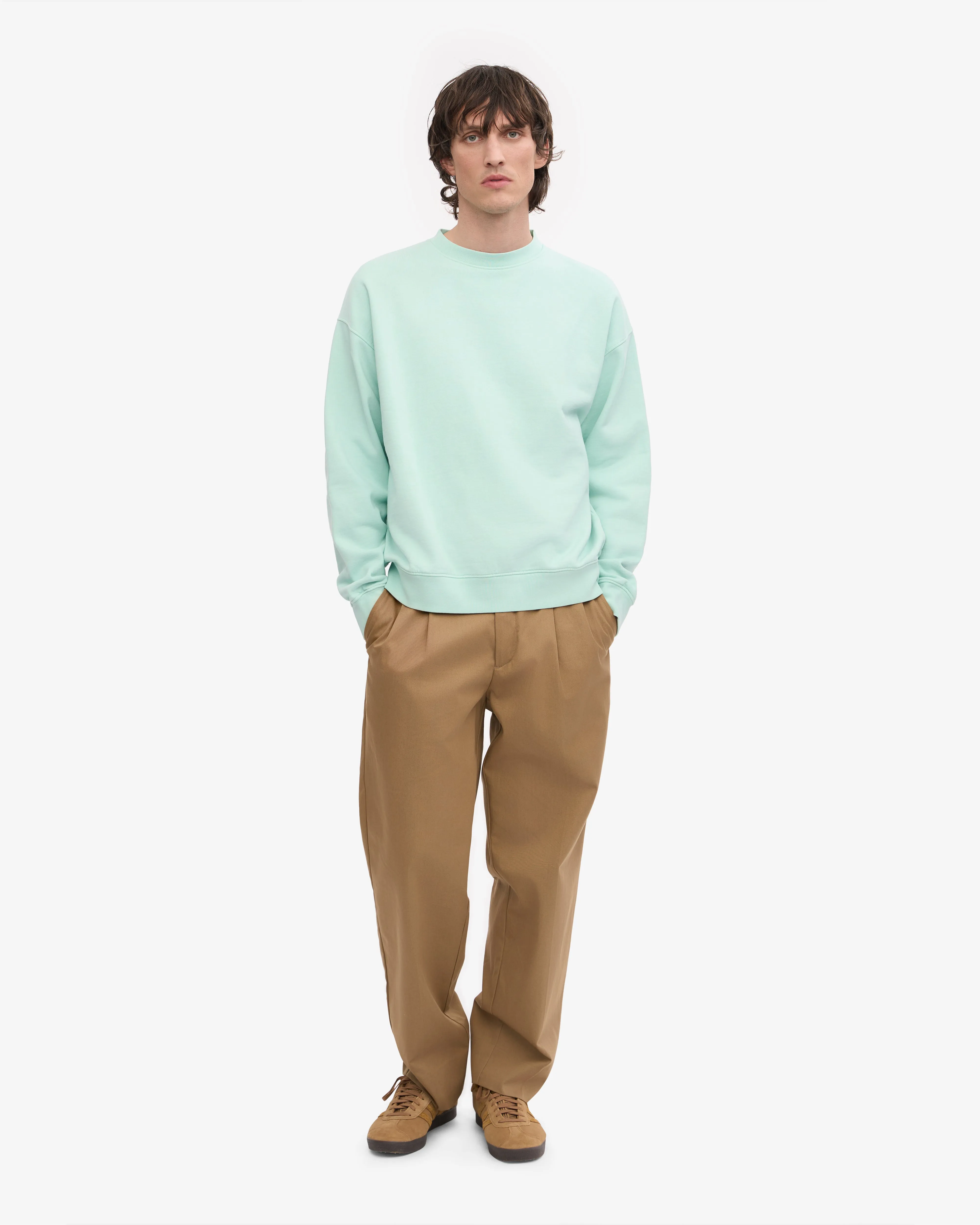 Organic Oversized Crew - Light Aqua sold by Colorful Standard product image thumbnail 5