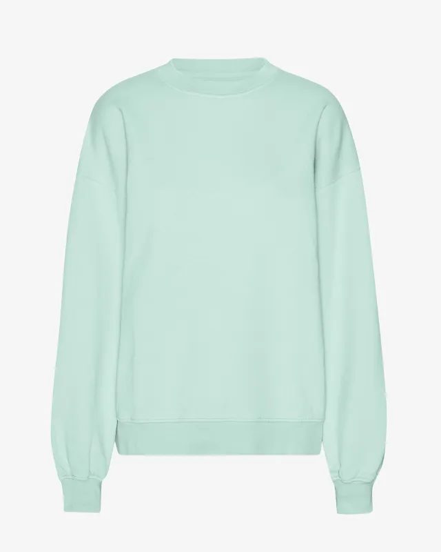 Organic Oversized Crew - Light Aqua sold by Colorful Standard