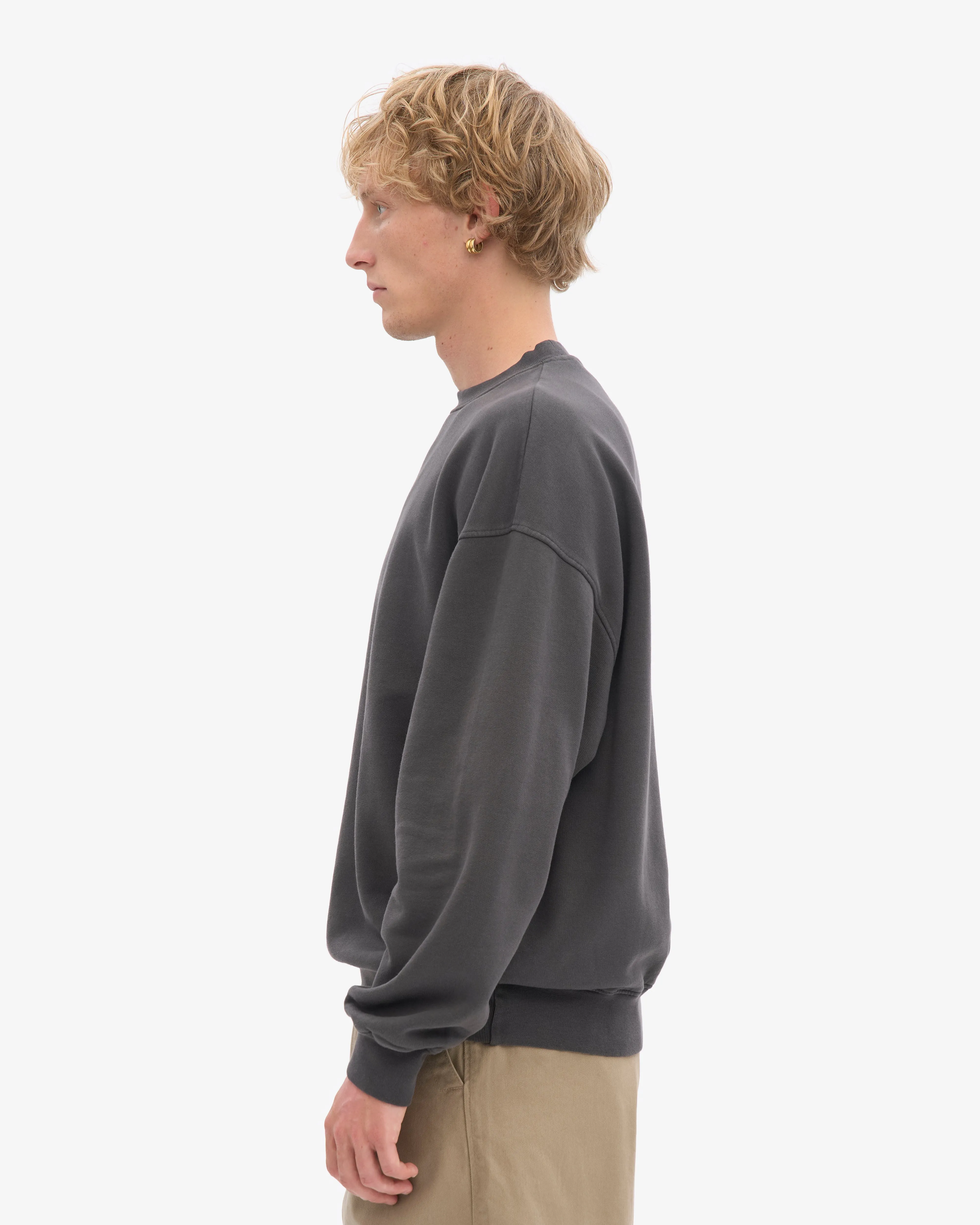 Organic Oversized Crew - Lava Grey sold by Colorful Standard product image thumbnail 3