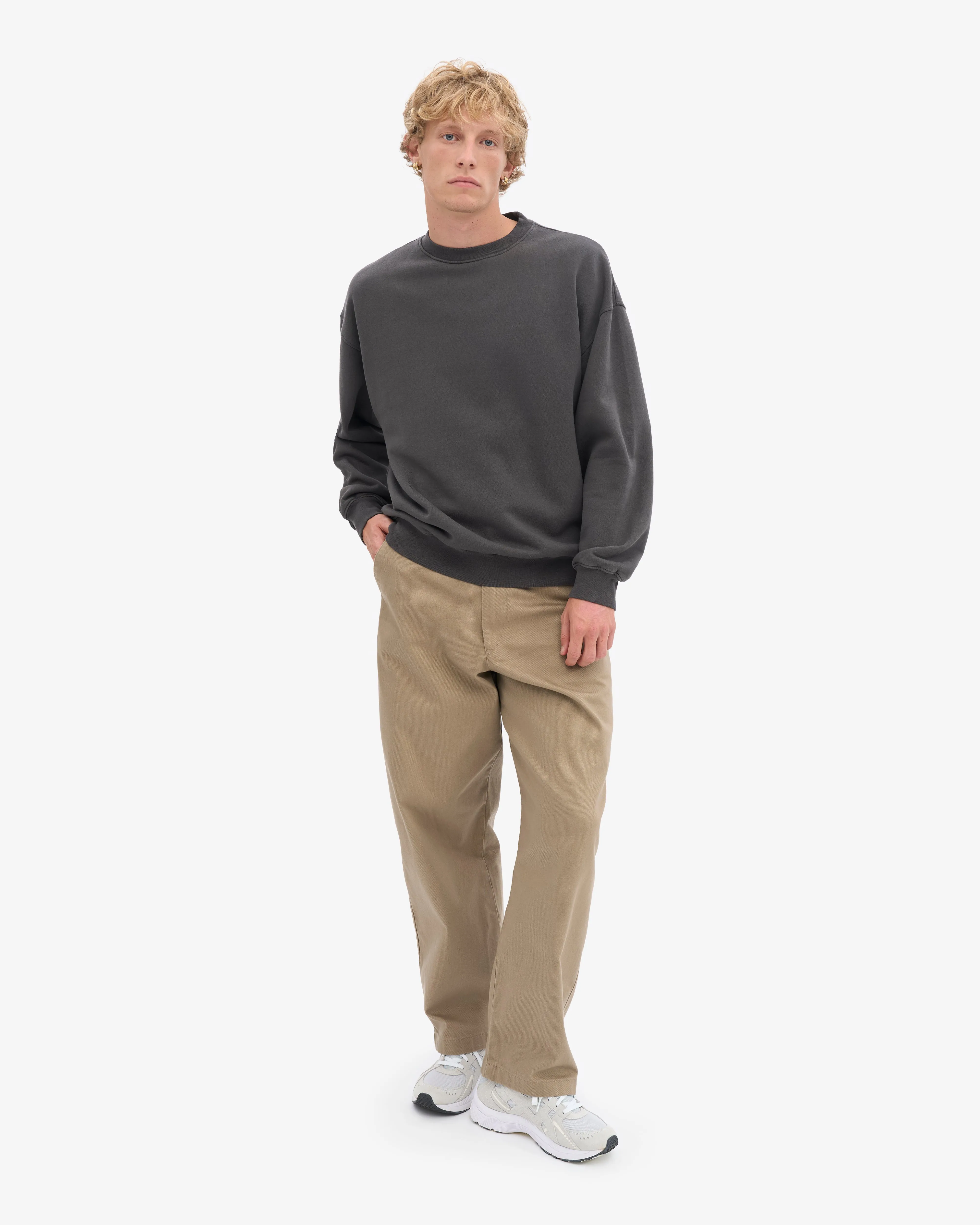 Organic Oversized Crew - Lava Grey sold by Colorful Standard product image thumbnail 5