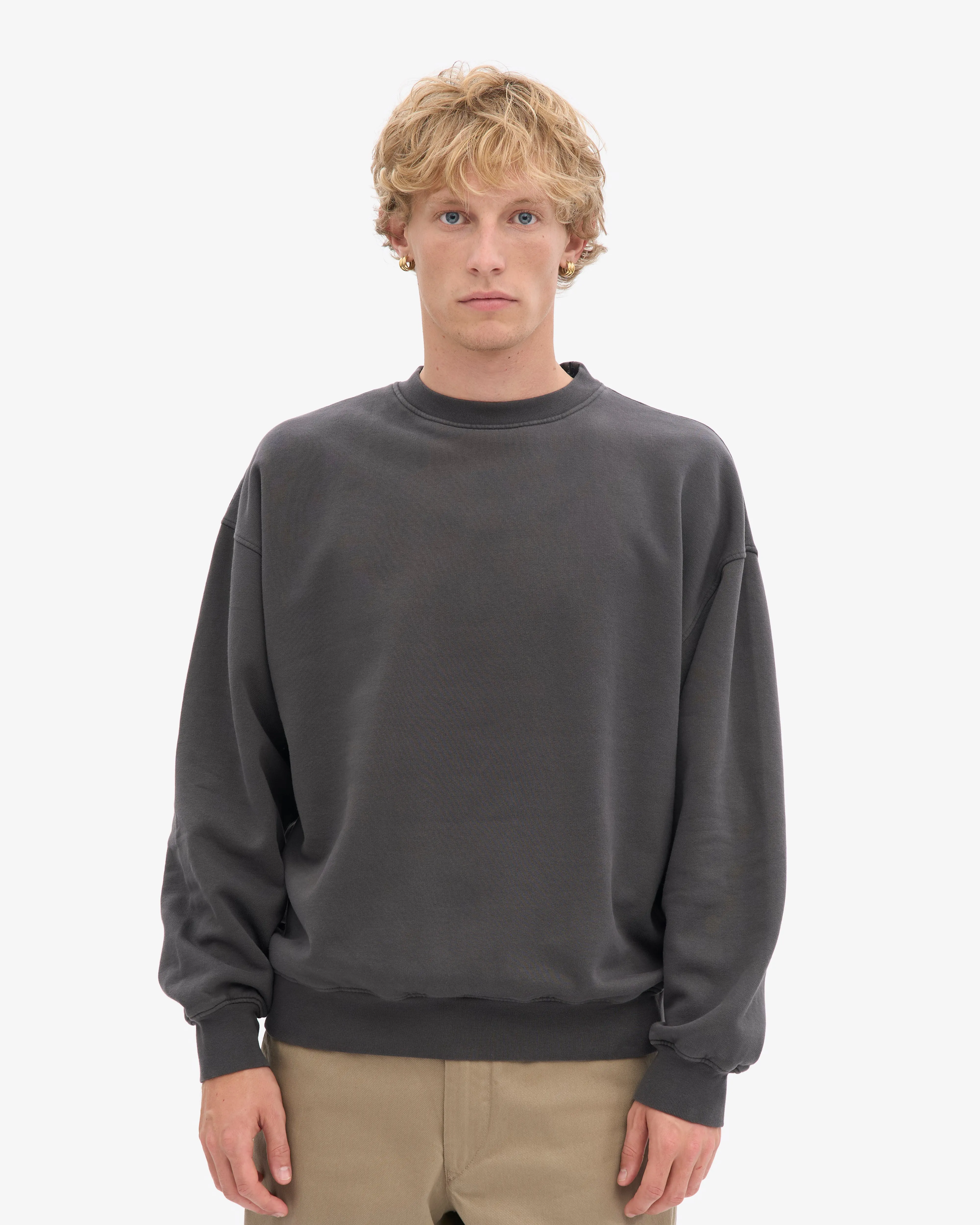 Organic Oversized Crew - Lava Grey sold by Colorful Standard product image thumbnail 2