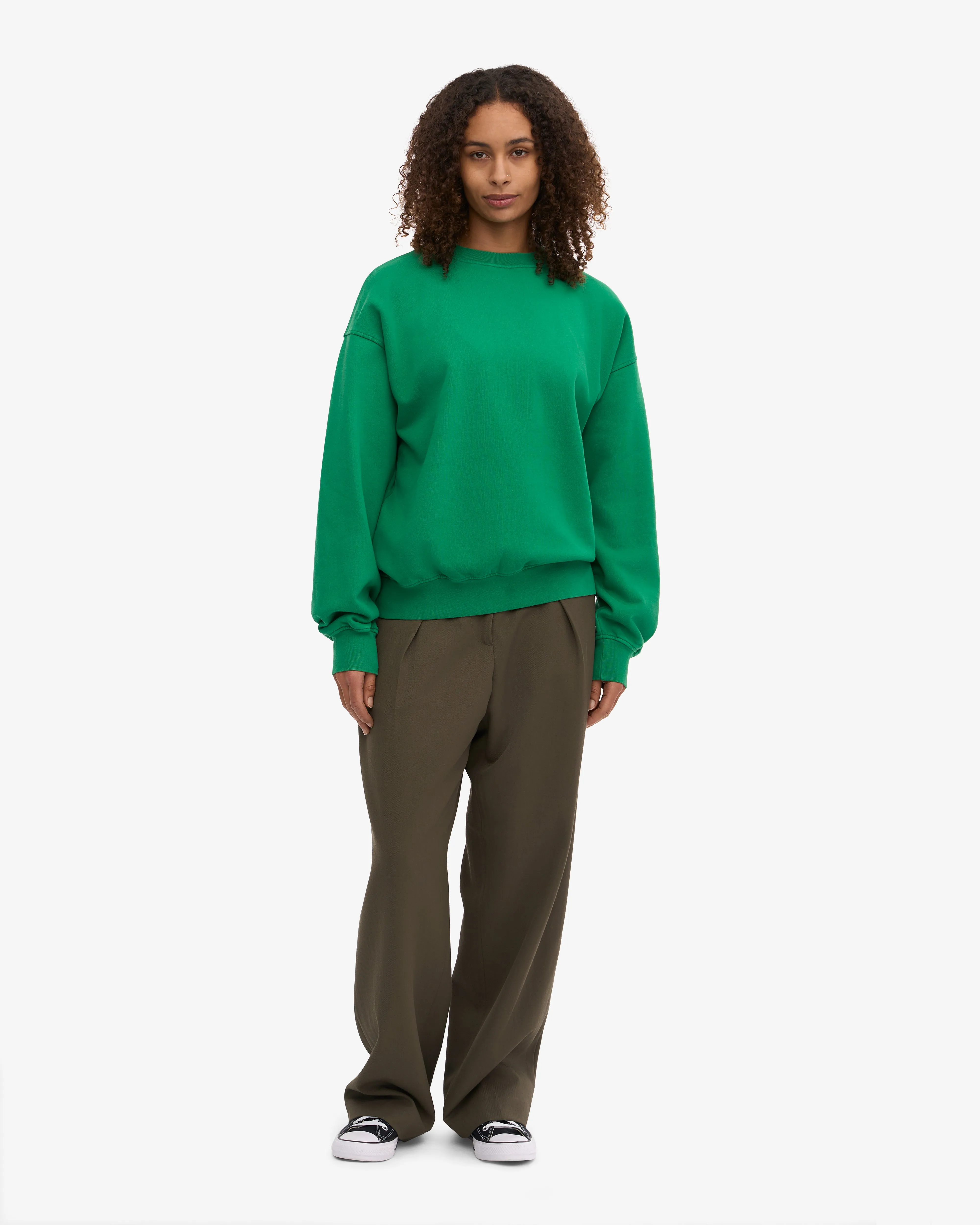 Organic Oversized Crew - Kelly Green sold by Colorful Standard product image thumbnail 5