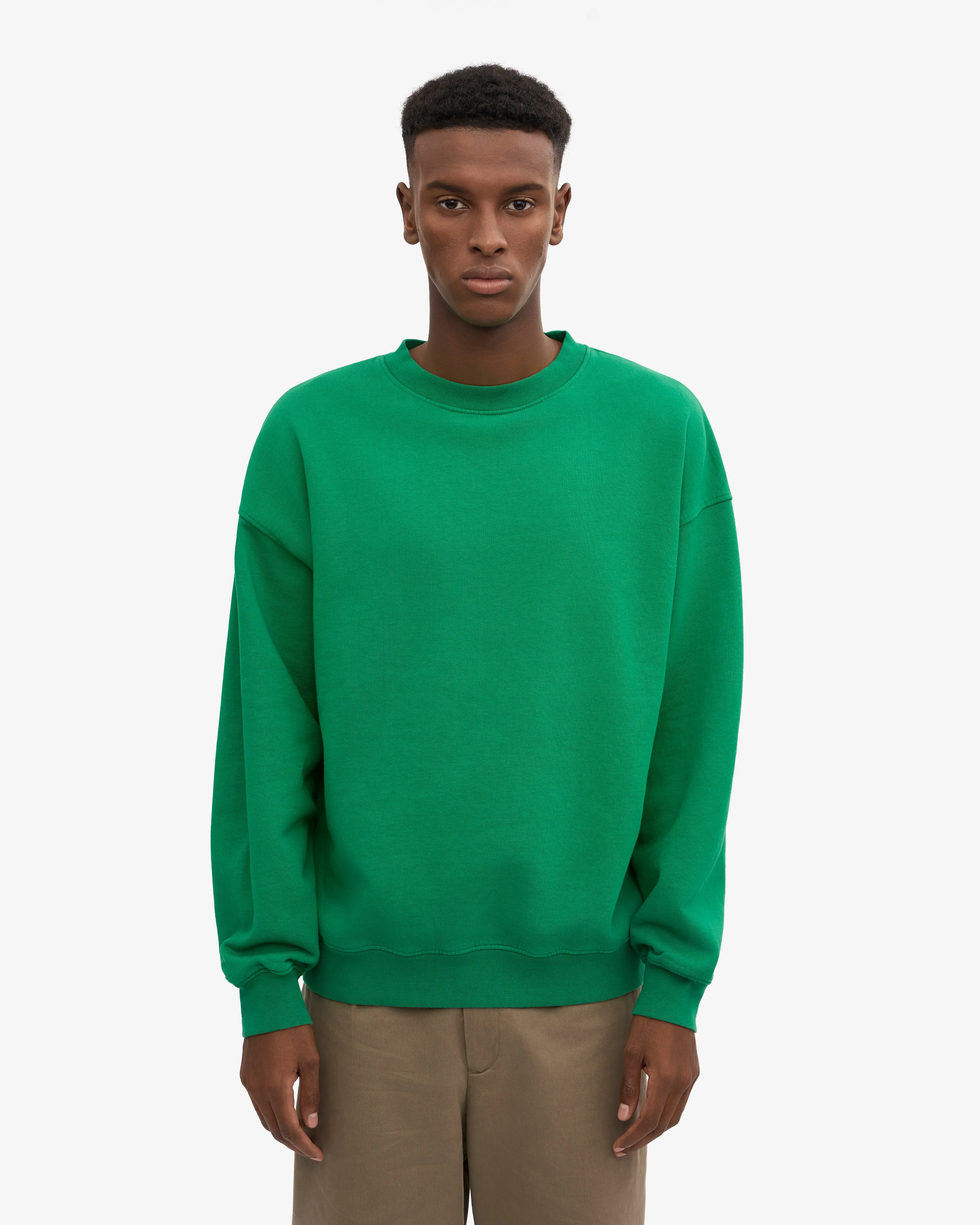 Organic Oversized Crew - Kelly Green sold by Colorful Standard product image thumbnail 2