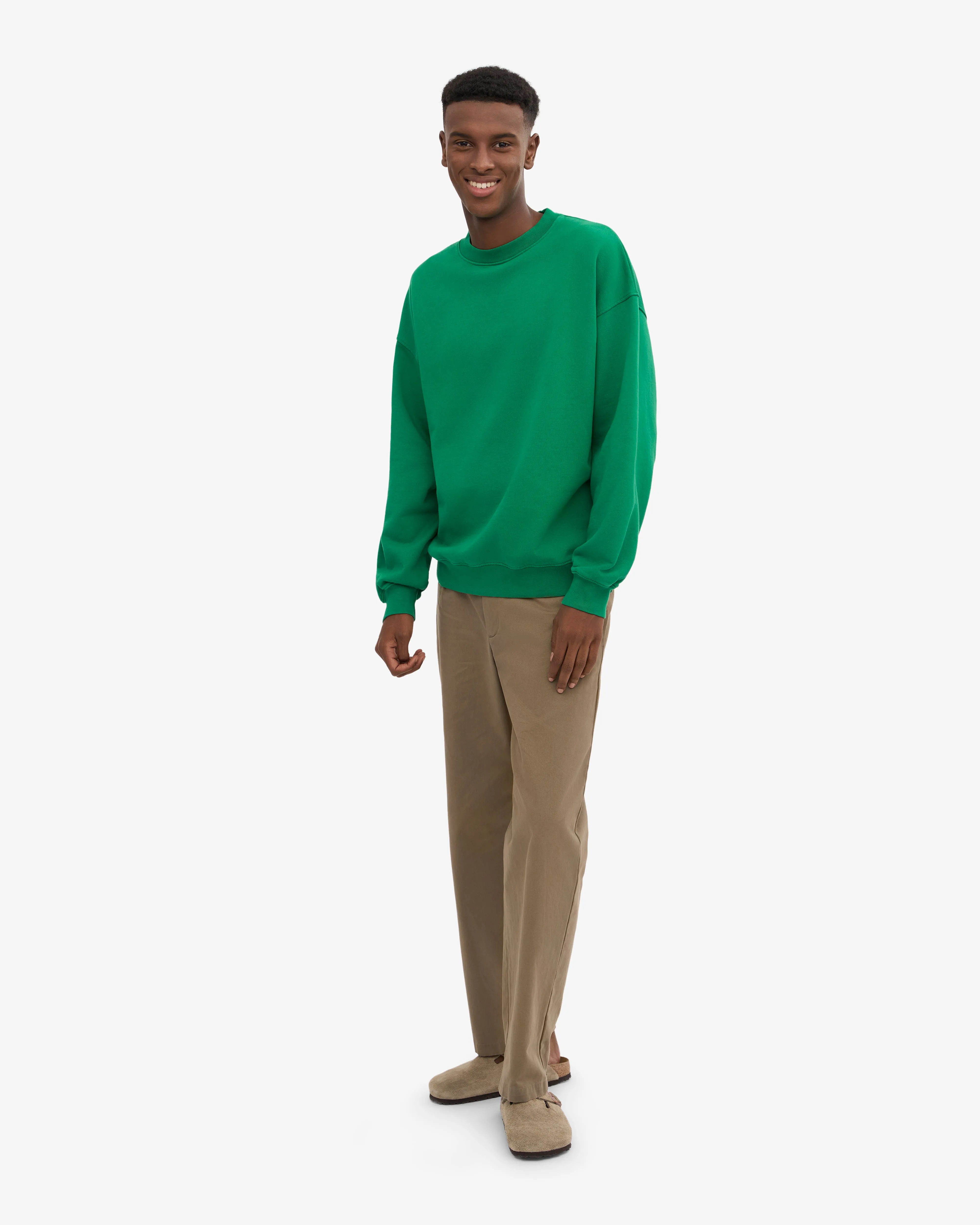 Organic Oversized Crew - Kelly Green sold by Colorful Standard product image thumbnail 5