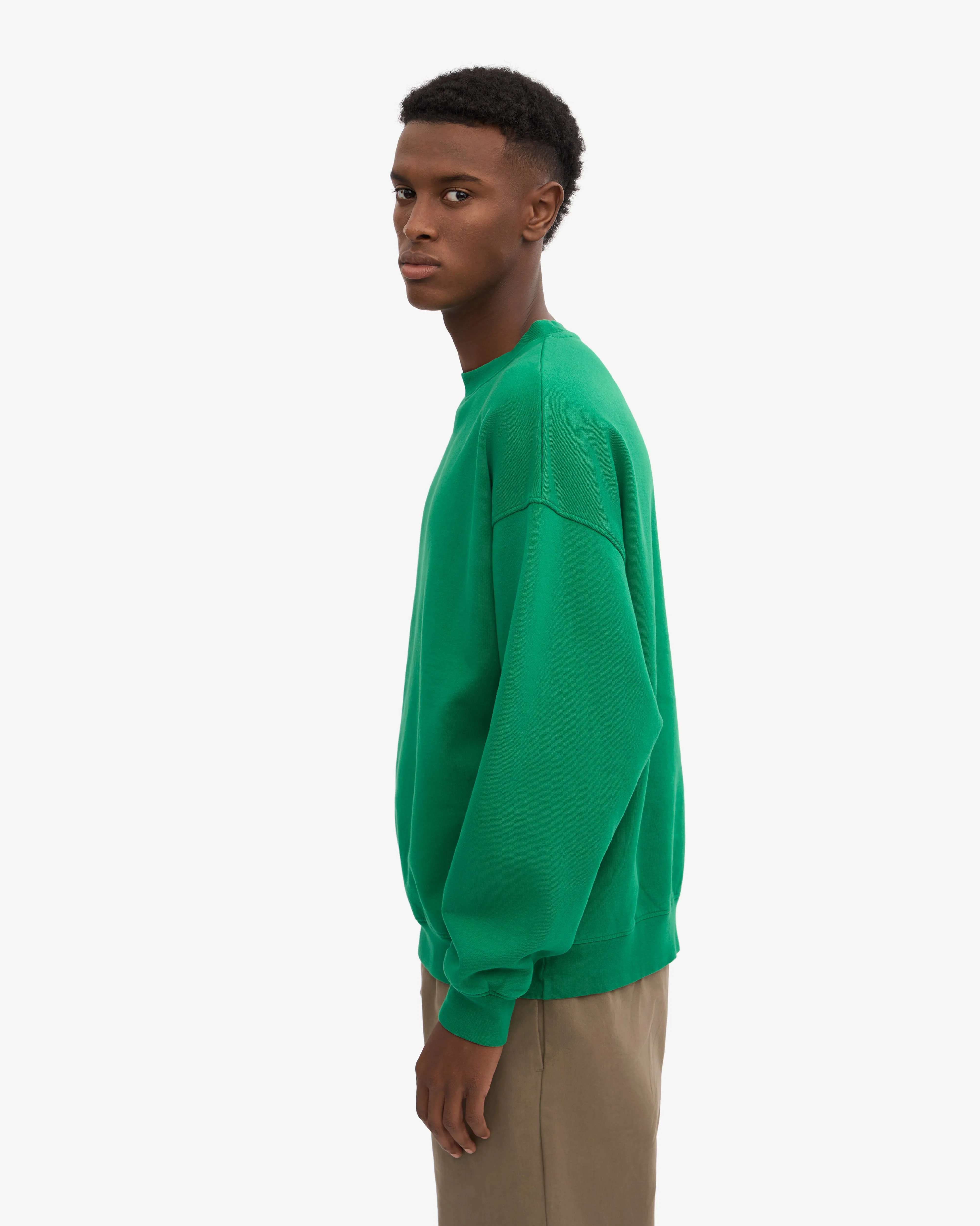Organic Oversized Crew - Kelly Green sold by Colorful Standard product image thumbnail 3
