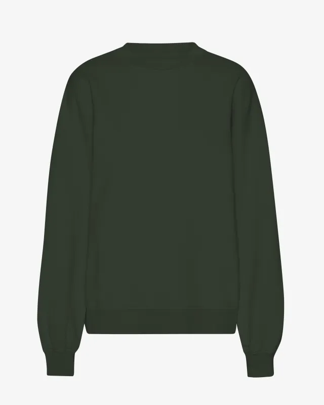 Organic Oversized Crew - Hunter Green sold by Colorful Standard