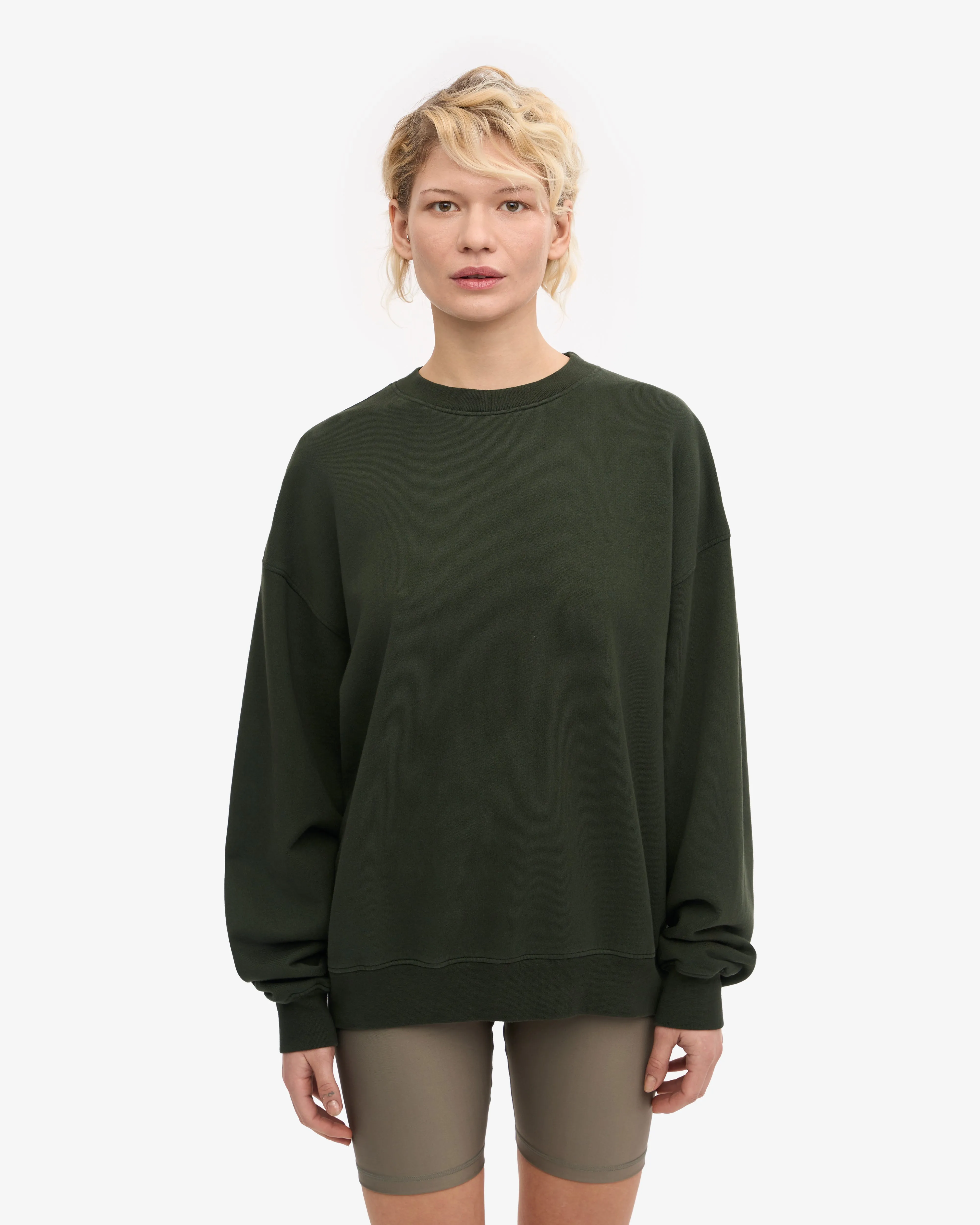 Organic Oversized Crew - Hunter Green sold by Colorful Standard product image thumbnail 2