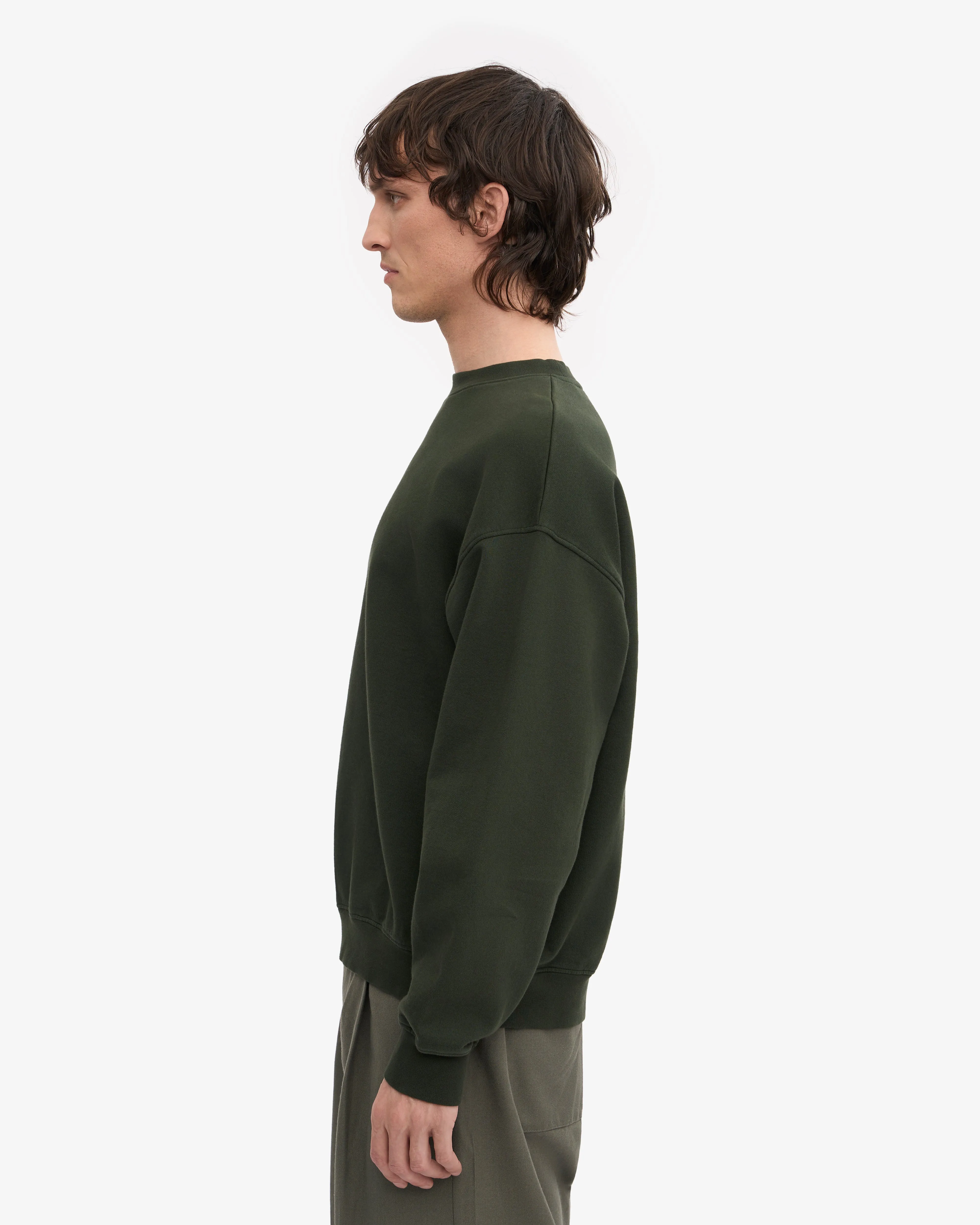 Organic Oversized Crew - Hunter Green sold by Colorful Standard product image thumbnail 3
