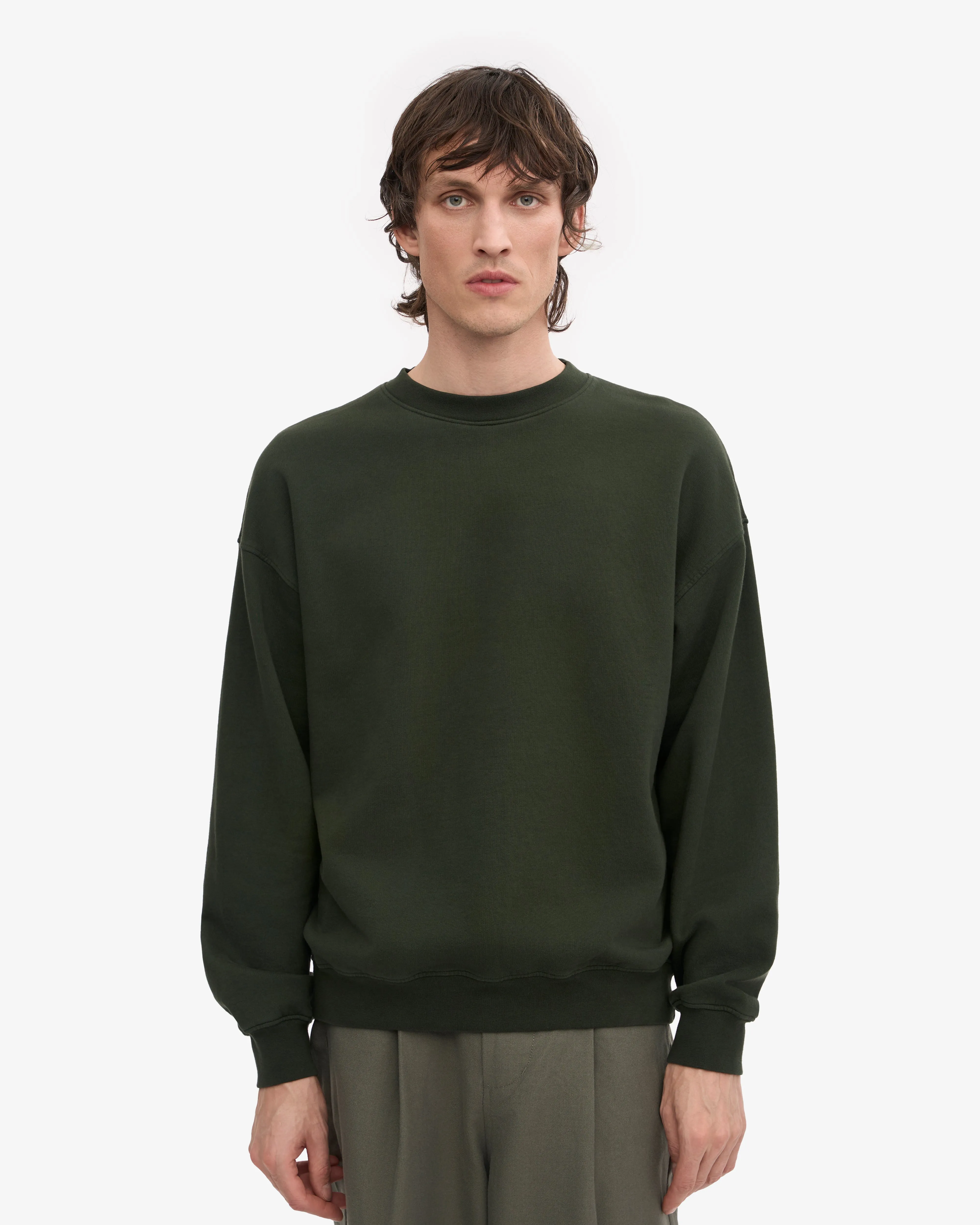 Organic Oversized Crew - Hunter Green sold by Colorful Standard product image thumbnail 2