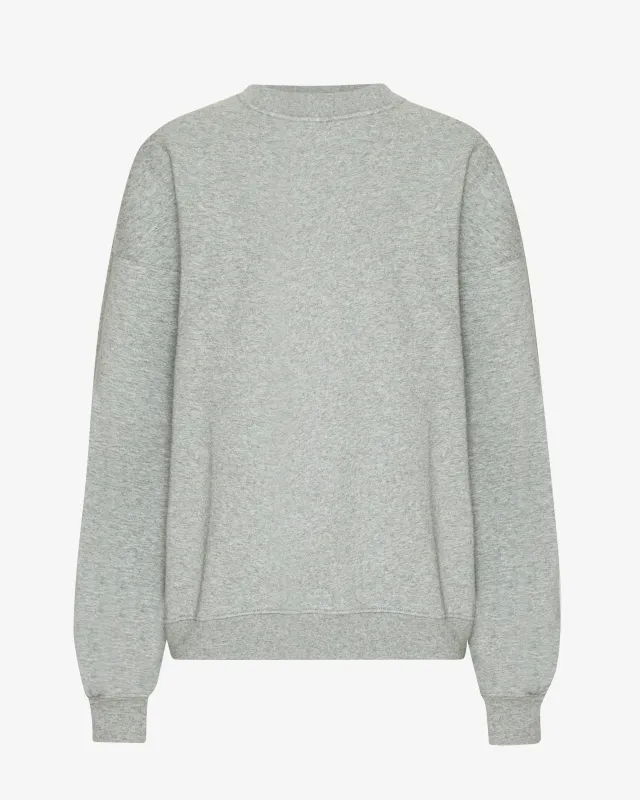 Organic Oversized Crew - Heather Grey sold by Colorful Standard