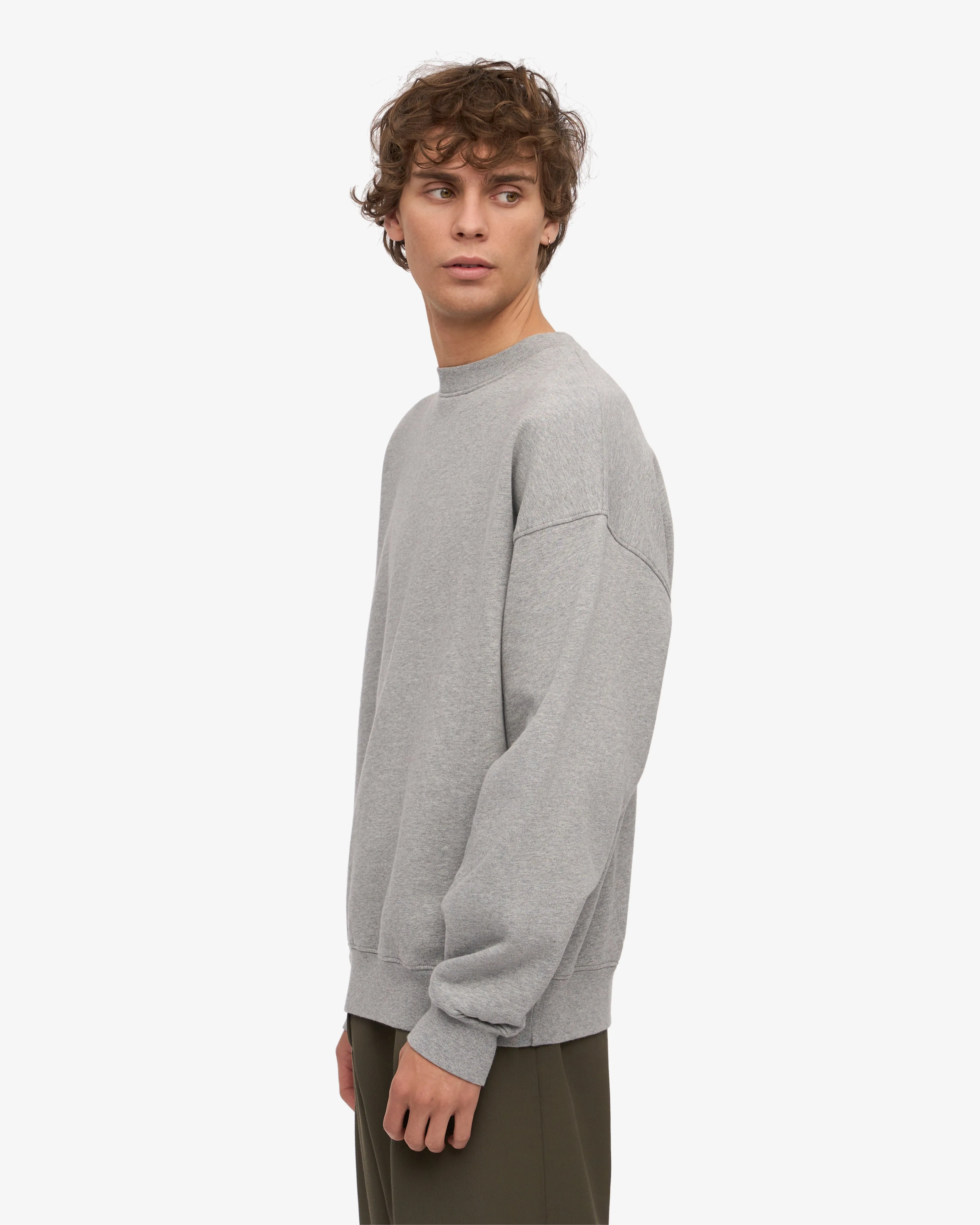 Organic Oversized Crew - Heather Grey sold by Colorful Standard product image thumbnail 3