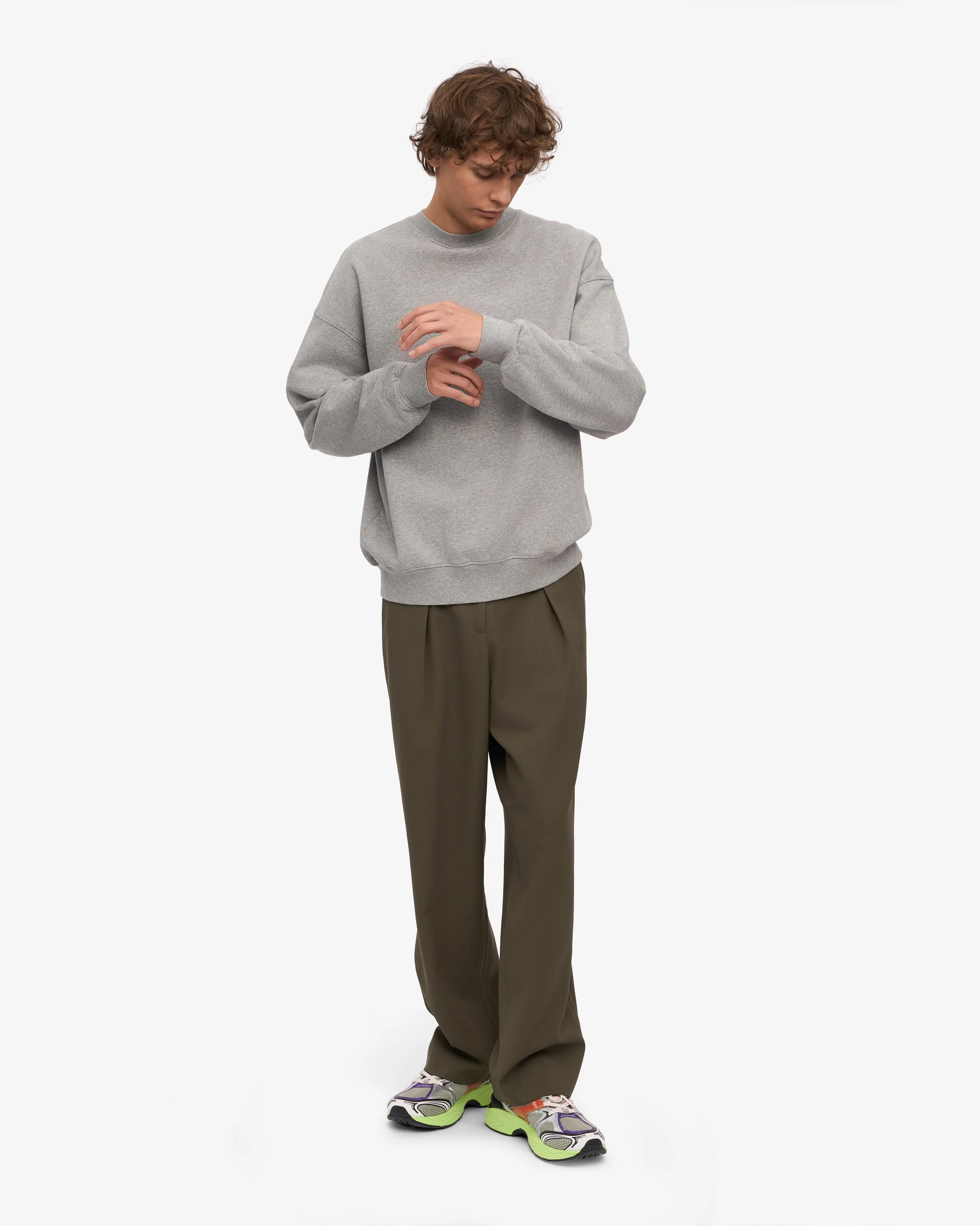 Organic Oversized Crew - Heather Grey sold by Colorful Standard product image thumbnail 5