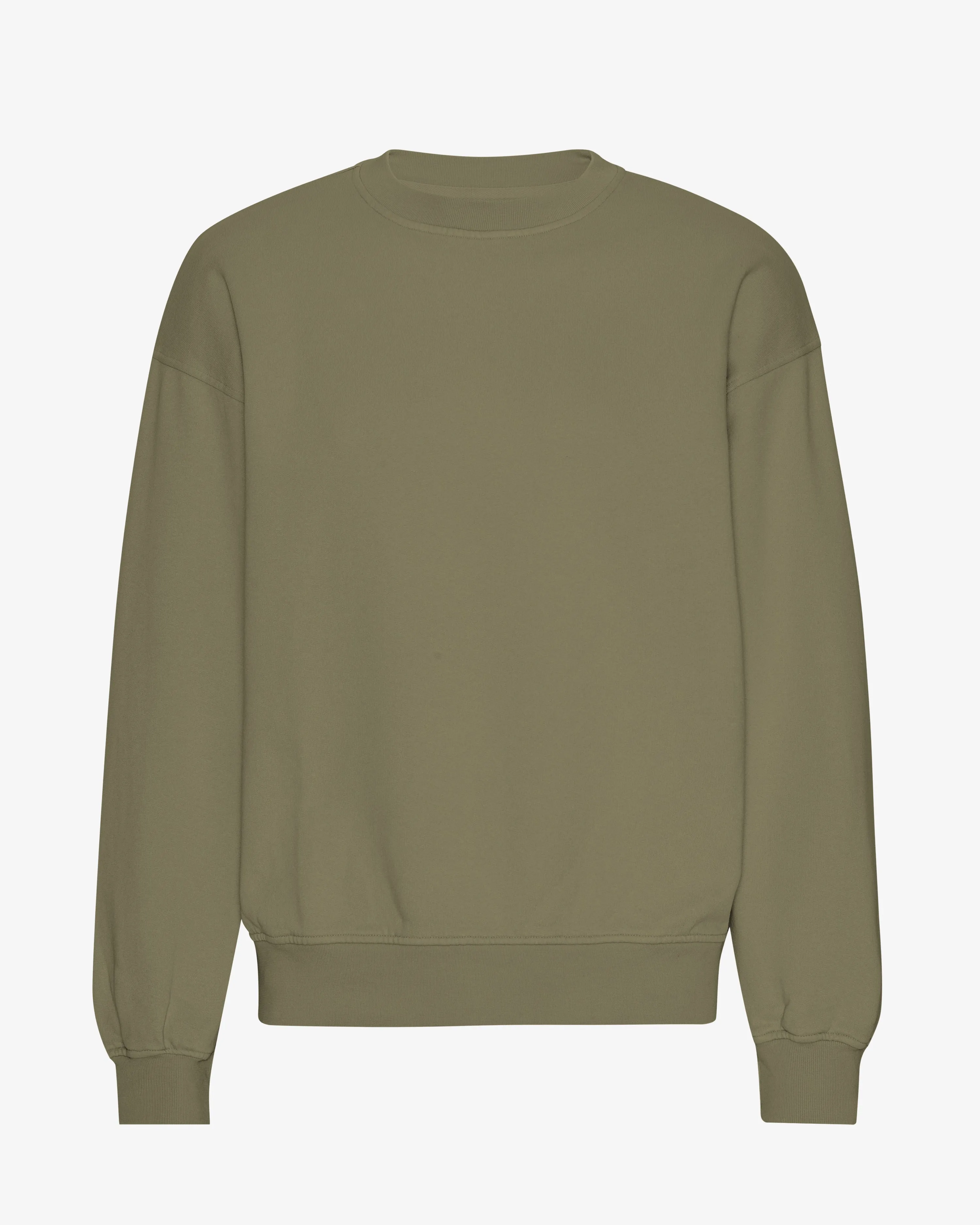 Organic Oversized Crew - Dusty Olive sold by Colorful Standard