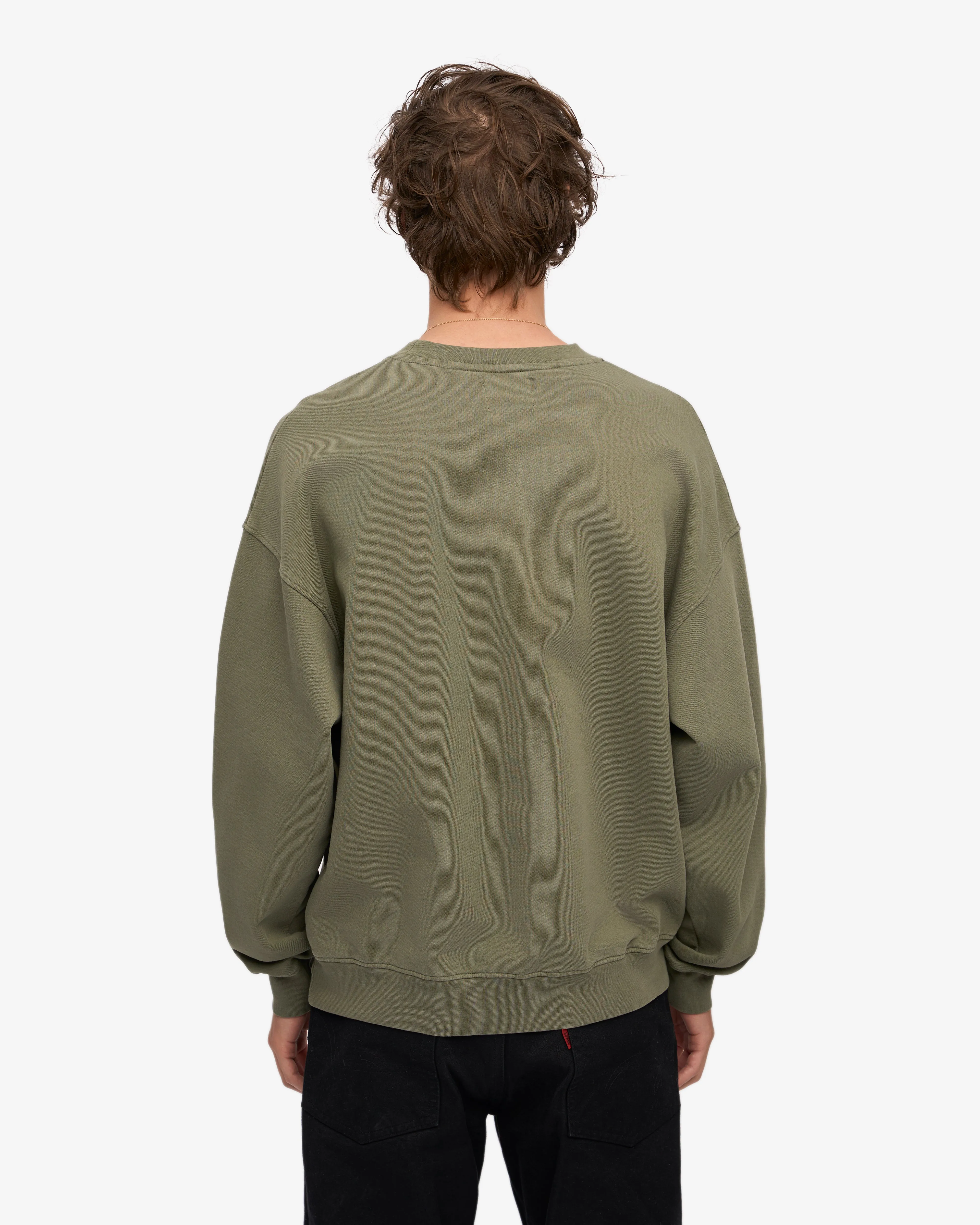 Organic Oversized Crew - Dusty Olive sold by Colorful Standard product image thumbnail 4