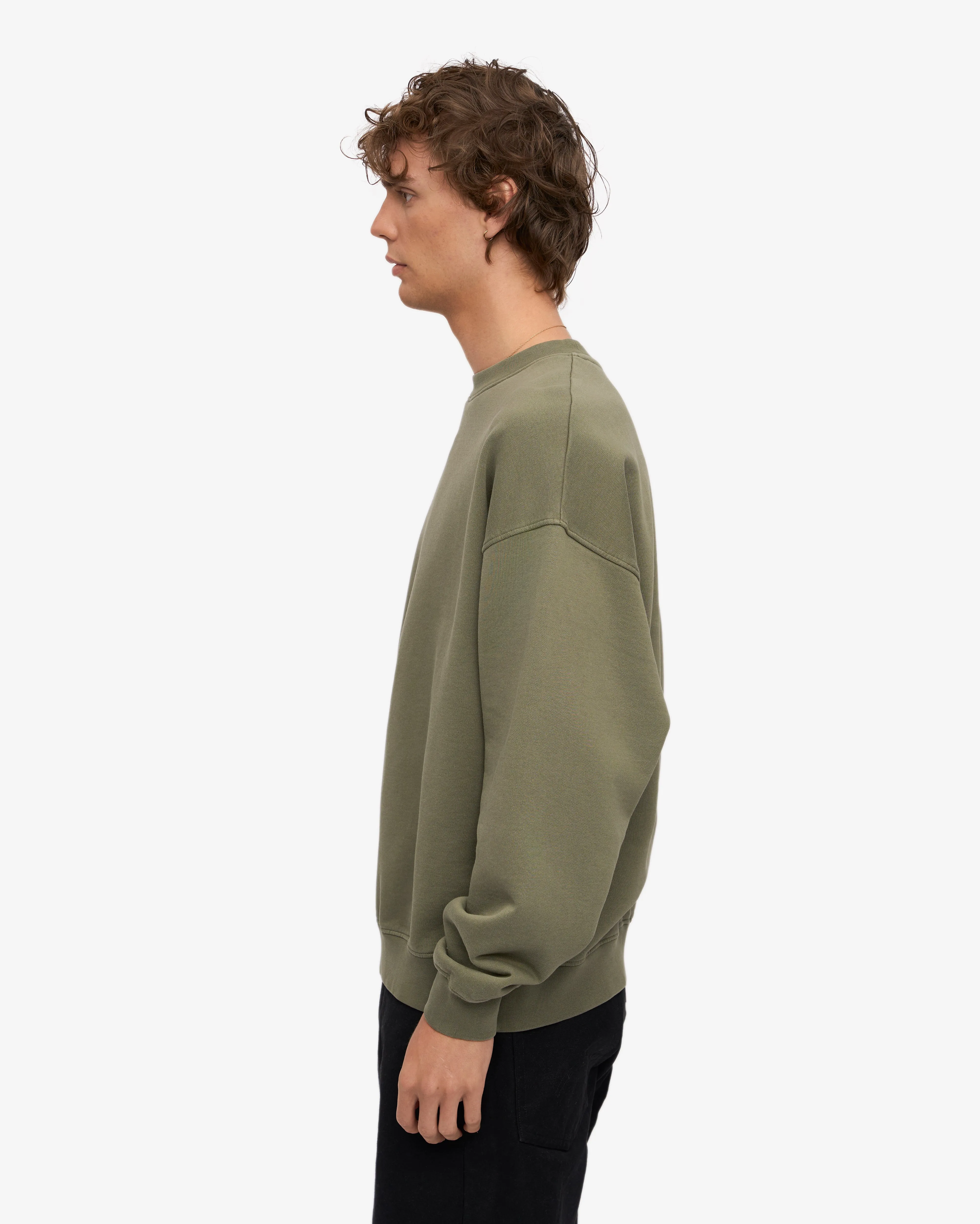 Organic Oversized Crew - Dusty Olive sold by Colorful Standard product image thumbnail 3