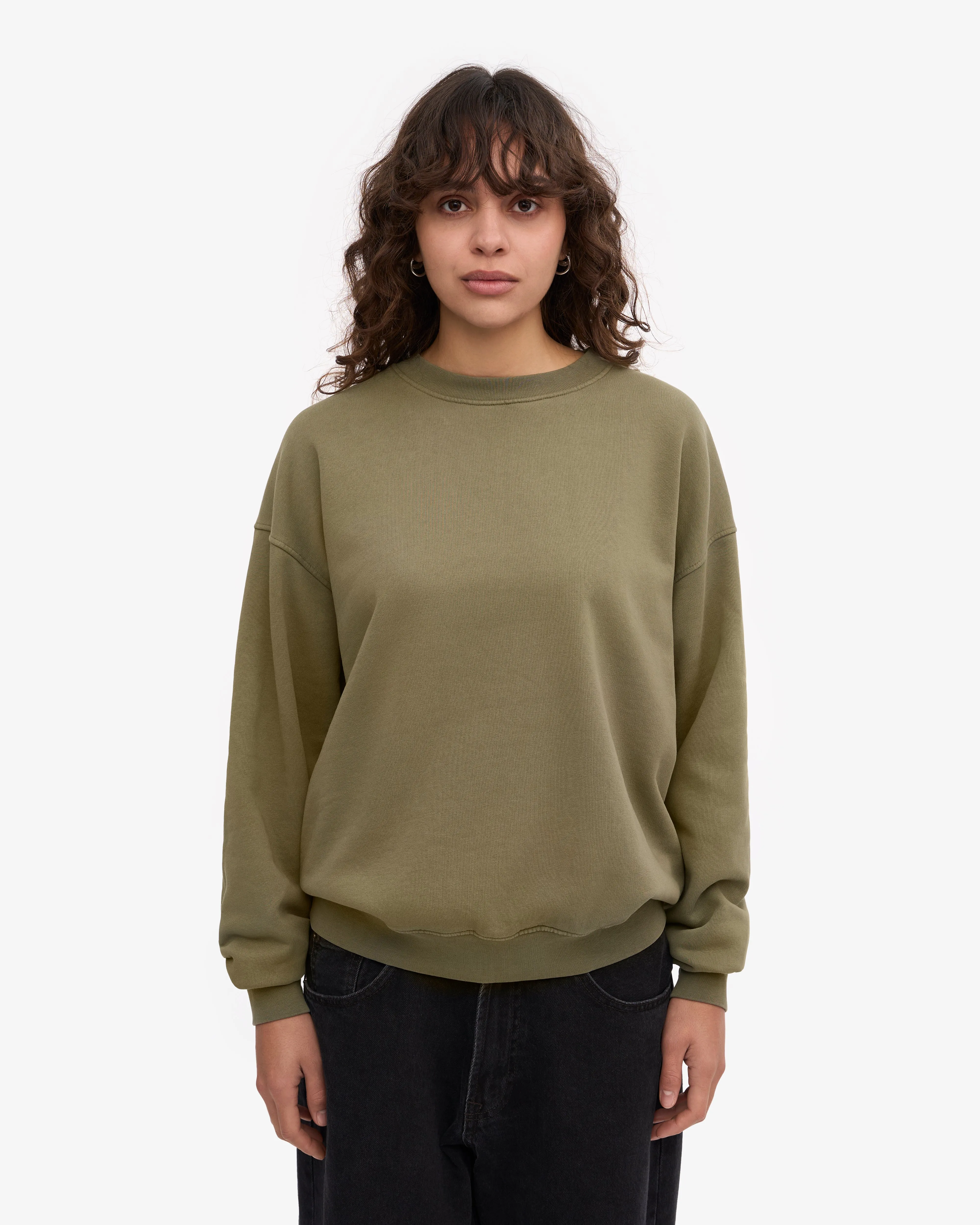Organic Oversized Crew - Dusty Olive sold by Colorful Standard product image thumbnail 2