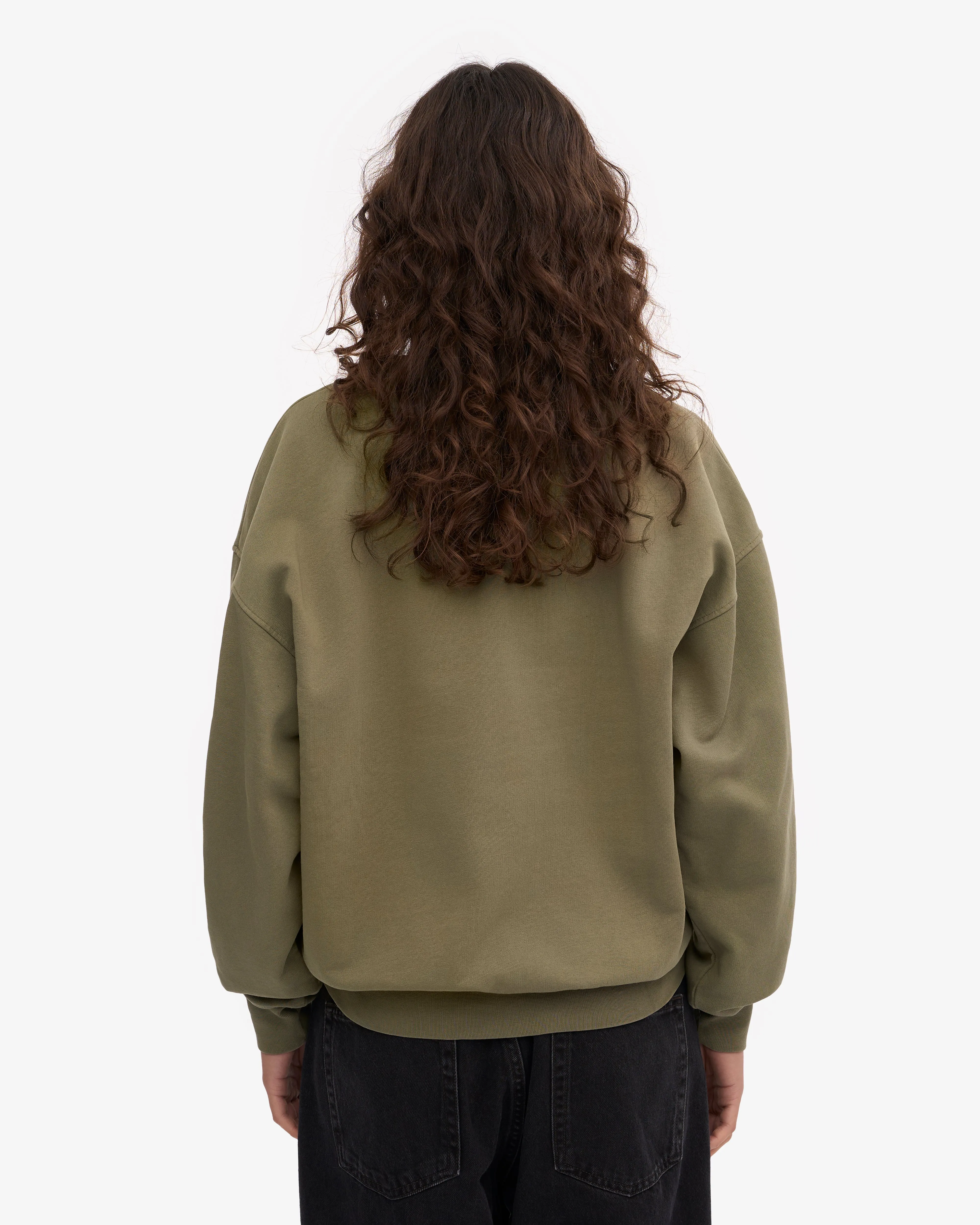 Organic Oversized Crew - Dusty Olive sold by Colorful Standard product image thumbnail 4