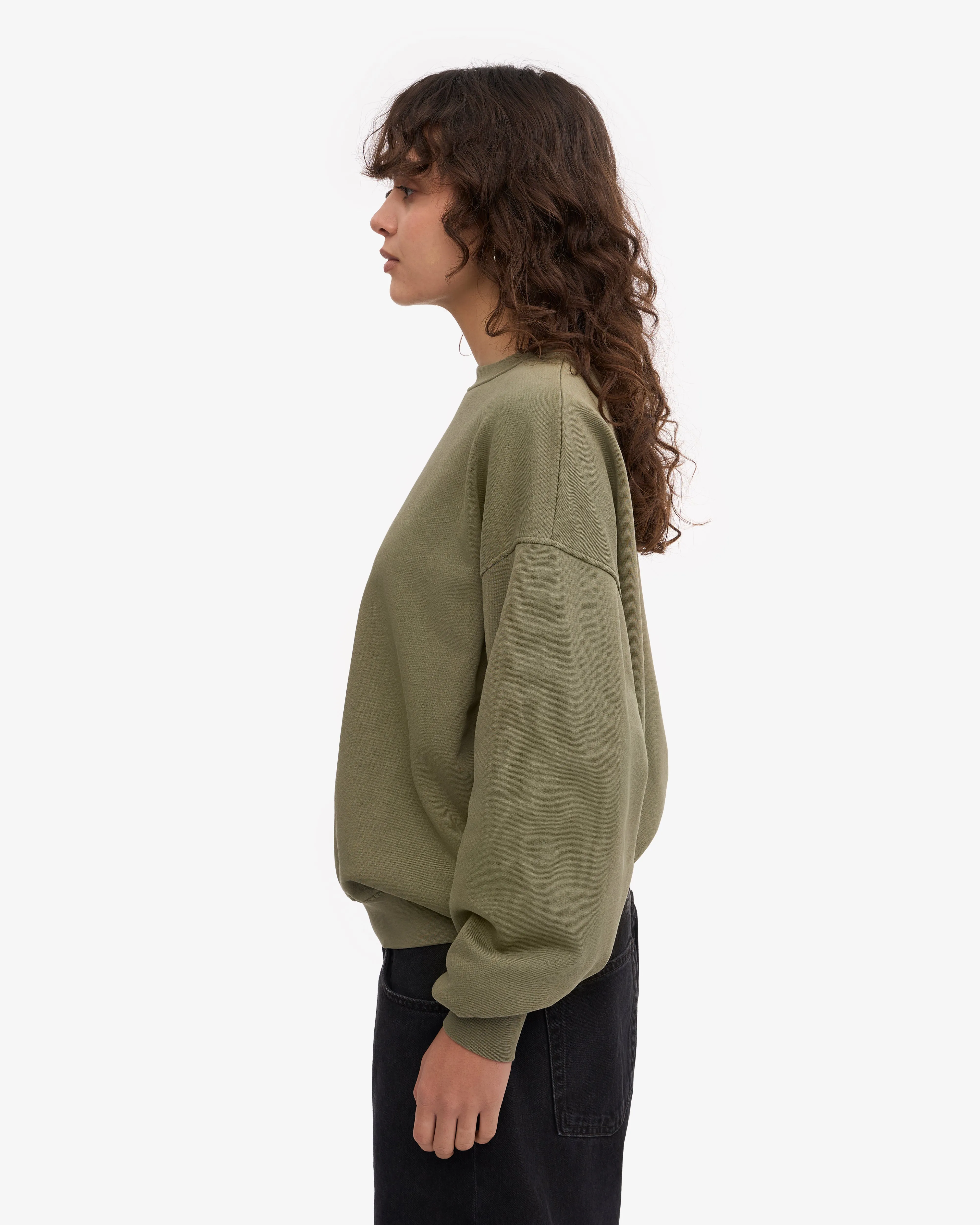 Organic Oversized Crew - Dusty Olive sold by Colorful Standard product image thumbnail 3