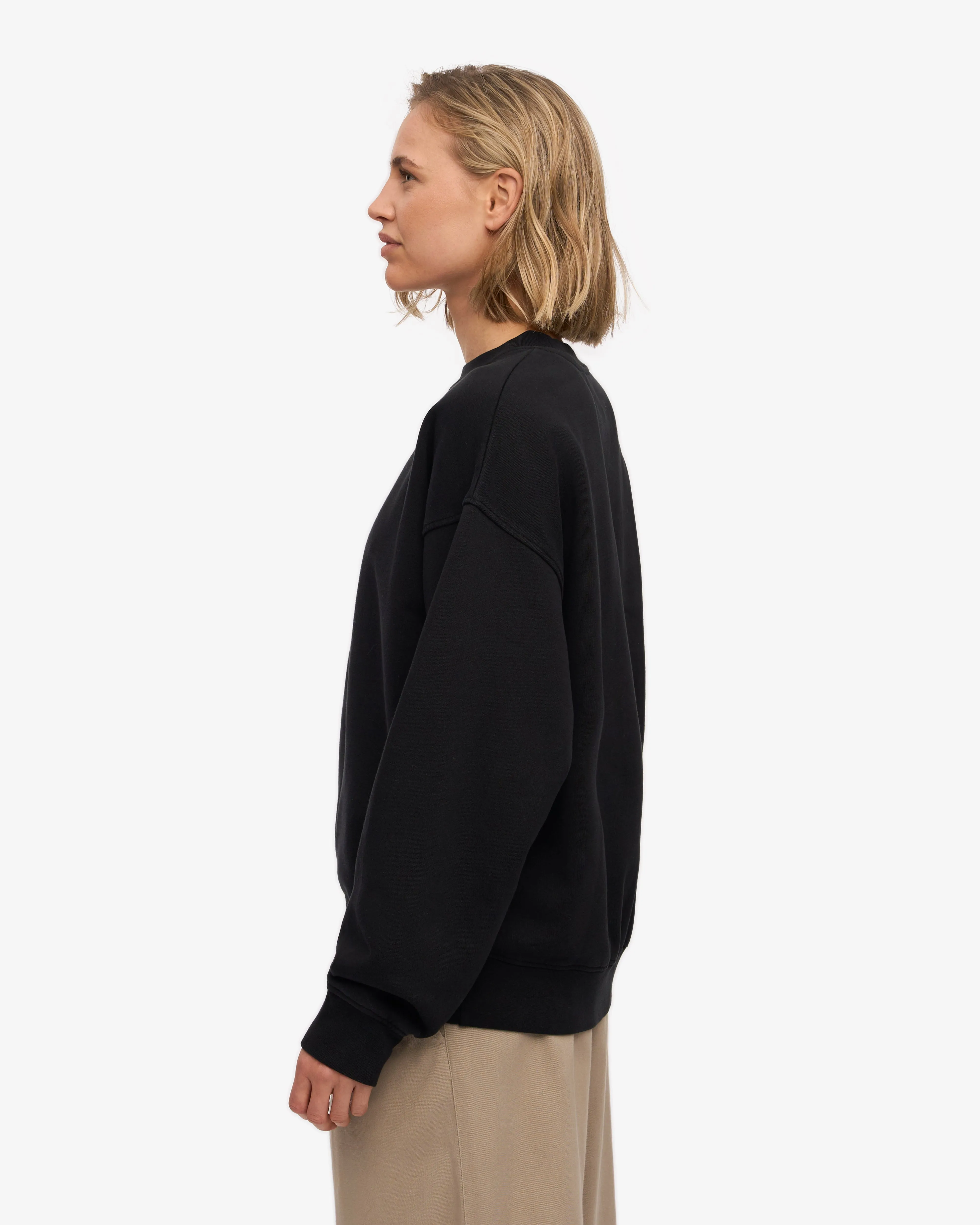 Organic Oversized Crew - Deep Black sold by Colorful Standard product image thumbnail 3