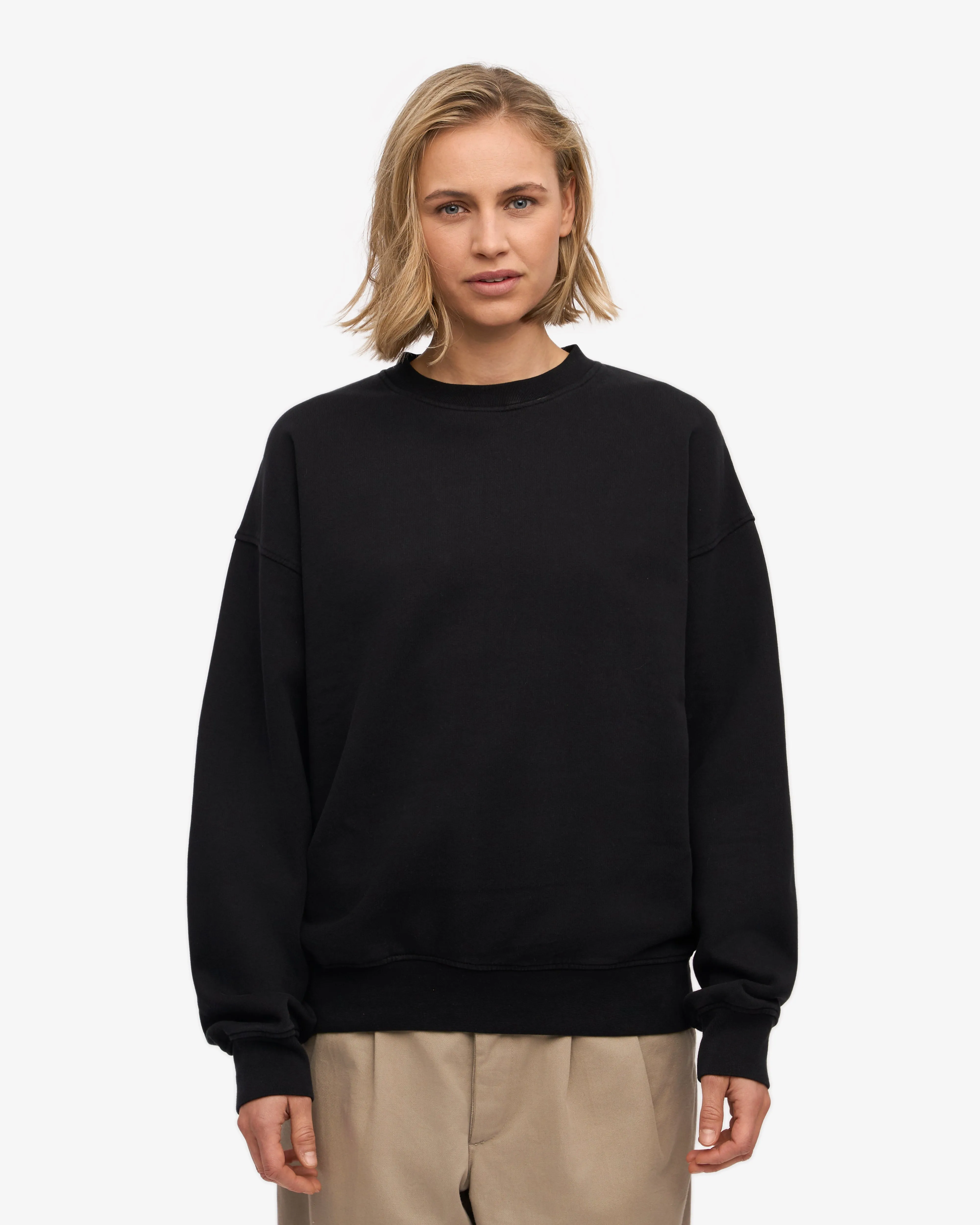 Organic Oversized Crew - Deep Black sold by Colorful Standard product image thumbnail 2