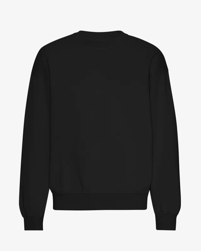 Organic Oversized Crew - Deep Black sold by Colorful Standard