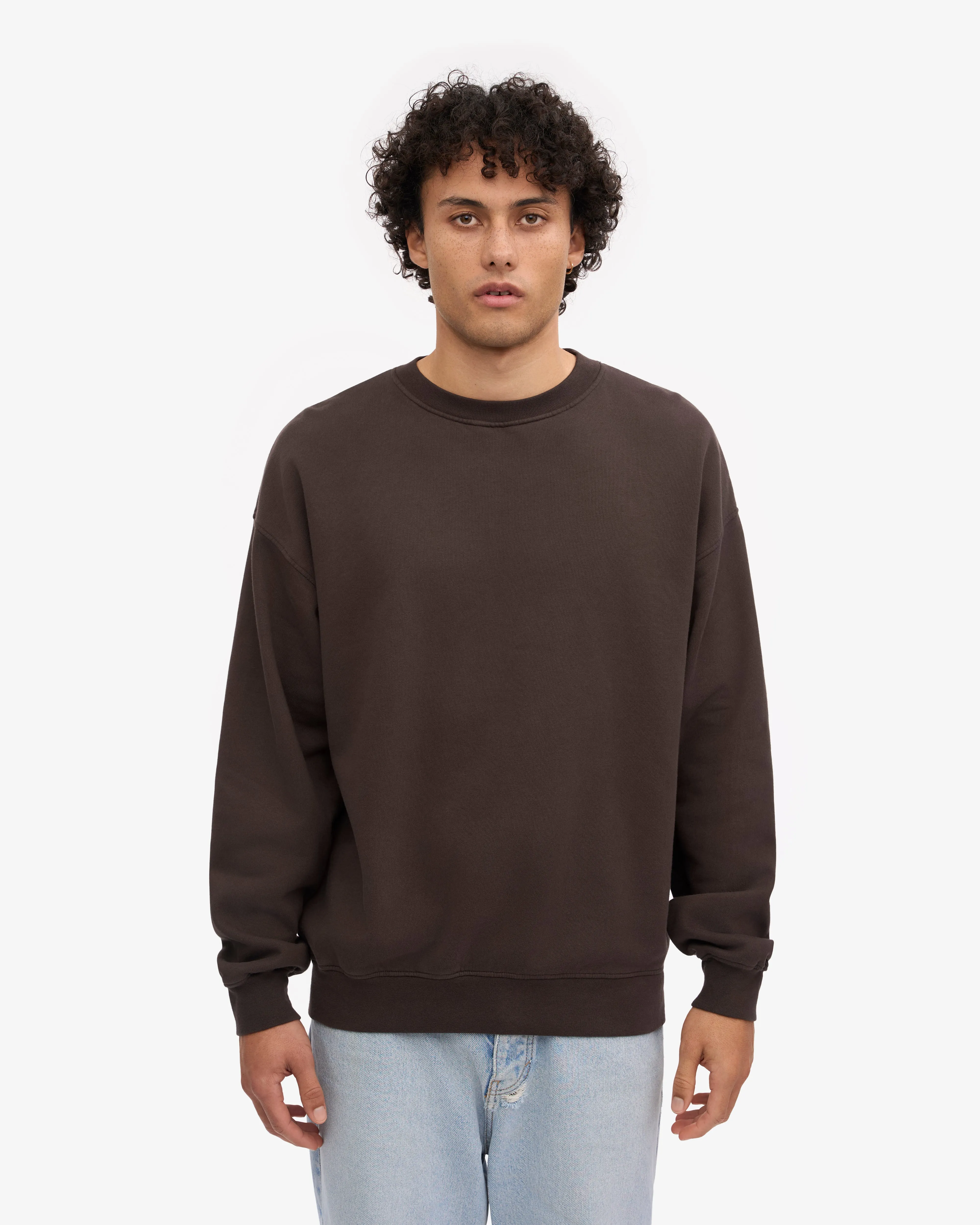 Organic Oversized Crew - Coffee Brown sold by Colorful Standard product image thumbnail 2