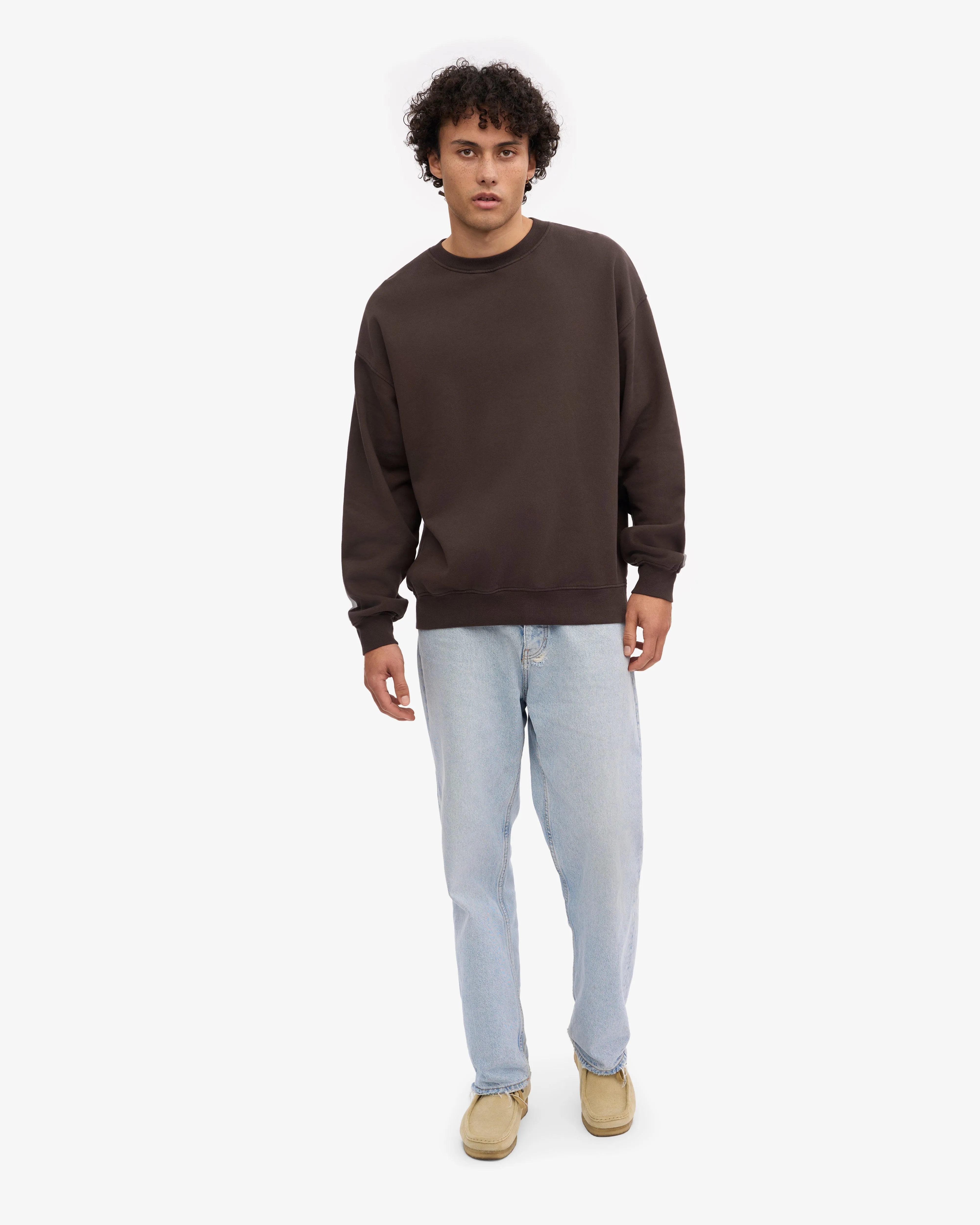 Organic Oversized Crew - Coffee Brown sold by Colorful Standard product image thumbnail 5