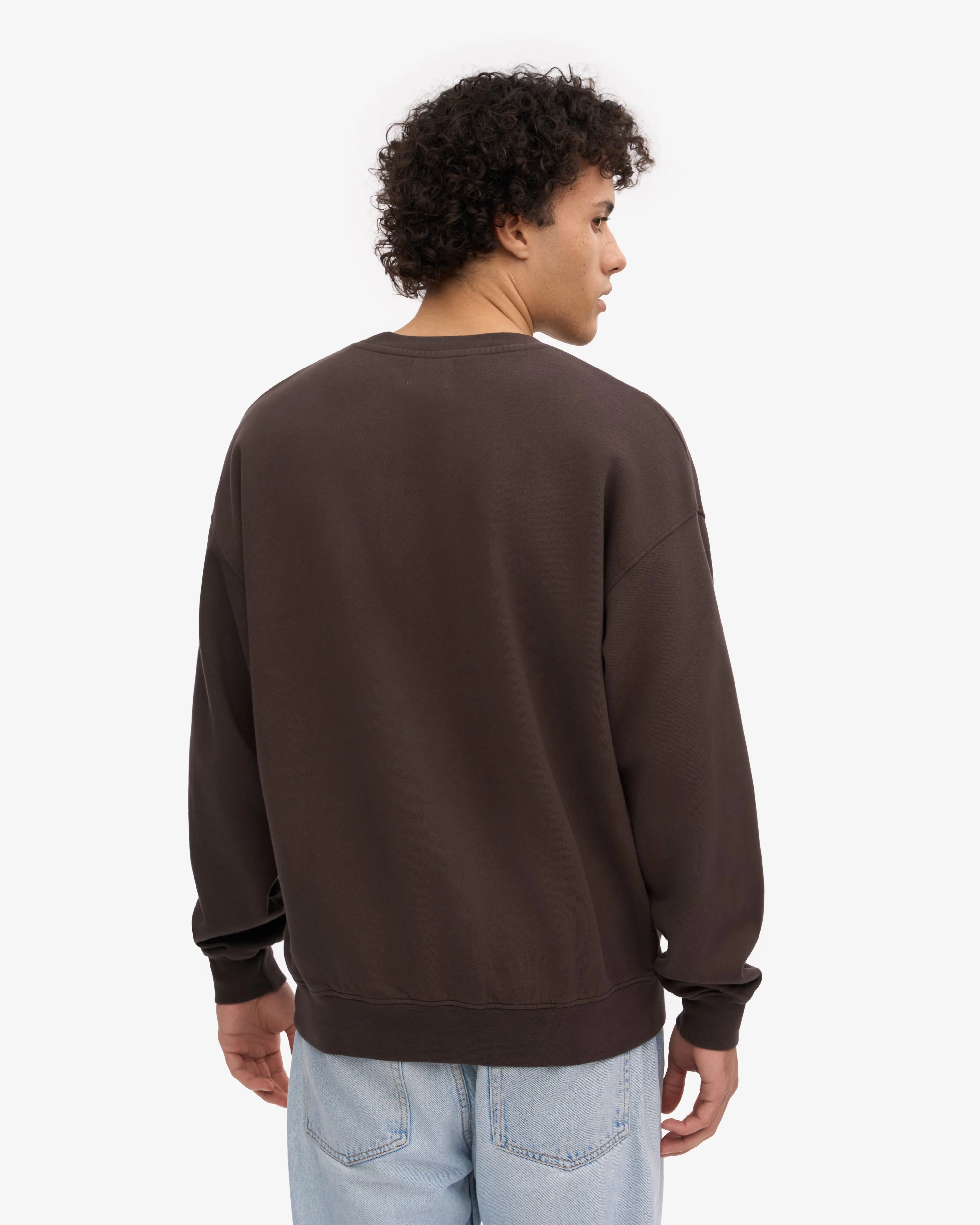 Organic Oversized Crew - Coffee Brown sold by Colorful Standard product image thumbnail 4