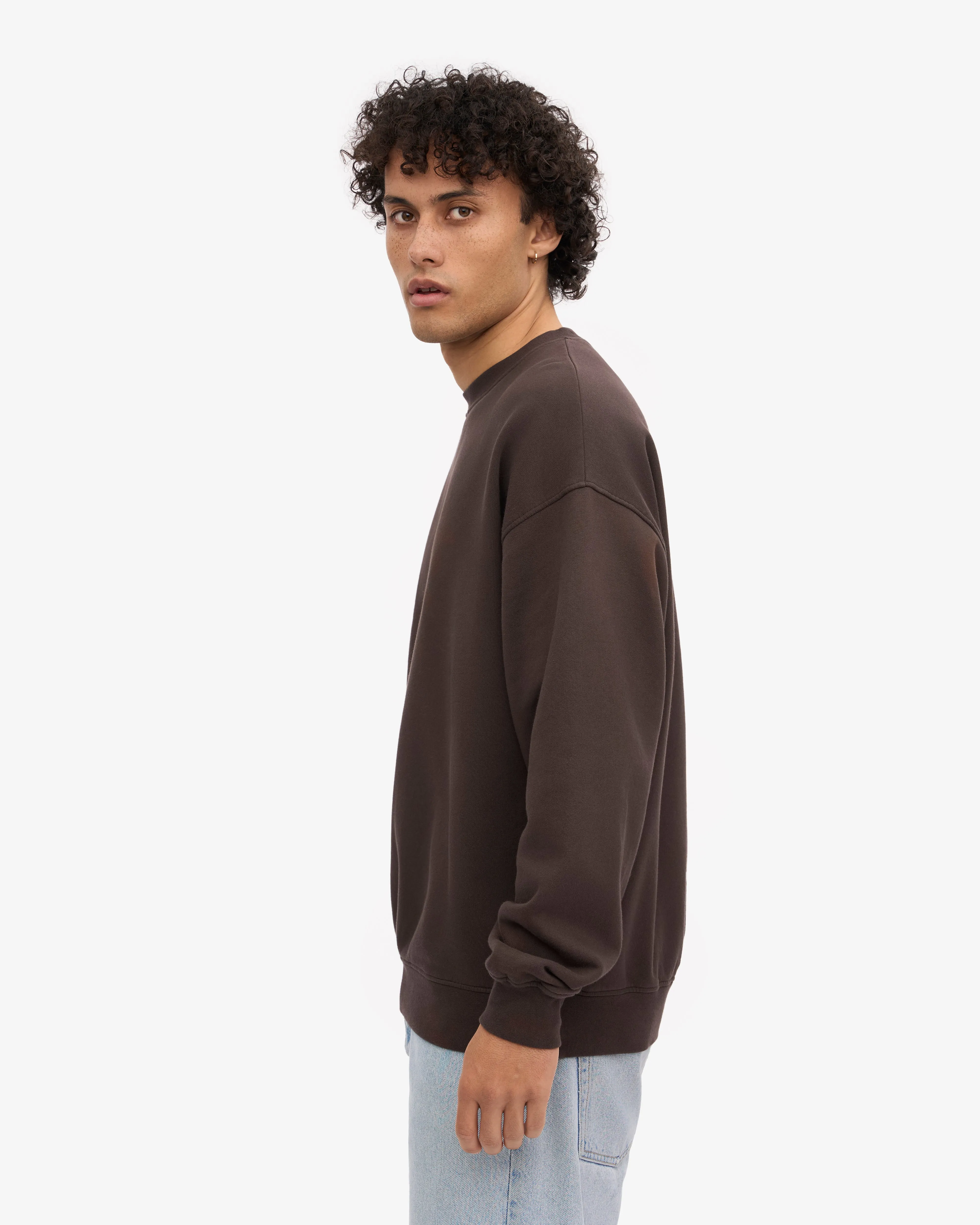 Organic Oversized Crew - Coffee Brown sold by Colorful Standard product image thumbnail 3