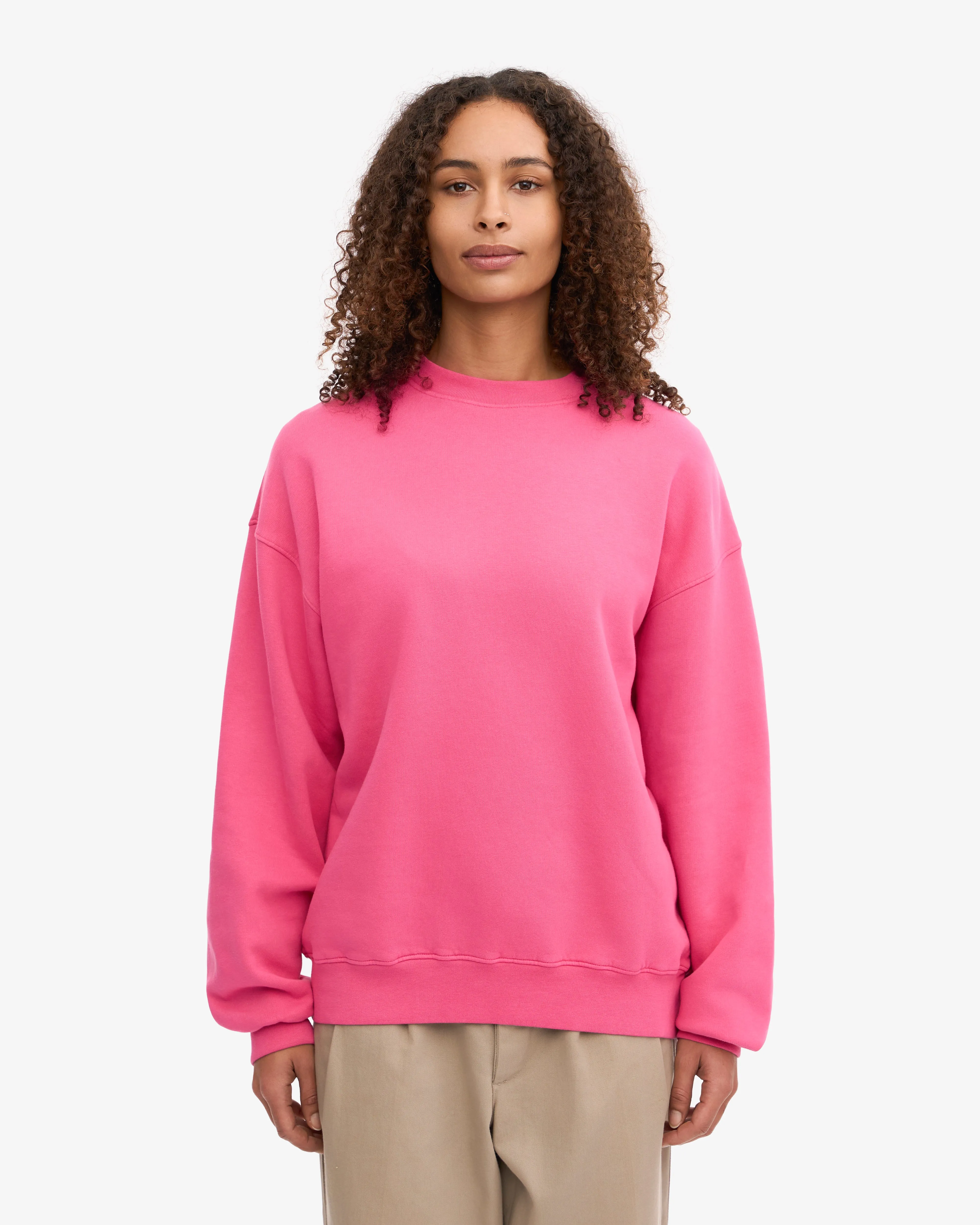 Organic Oversized Crew - Bubblegum Pink sold by Colorful Standard product image thumbnail 2