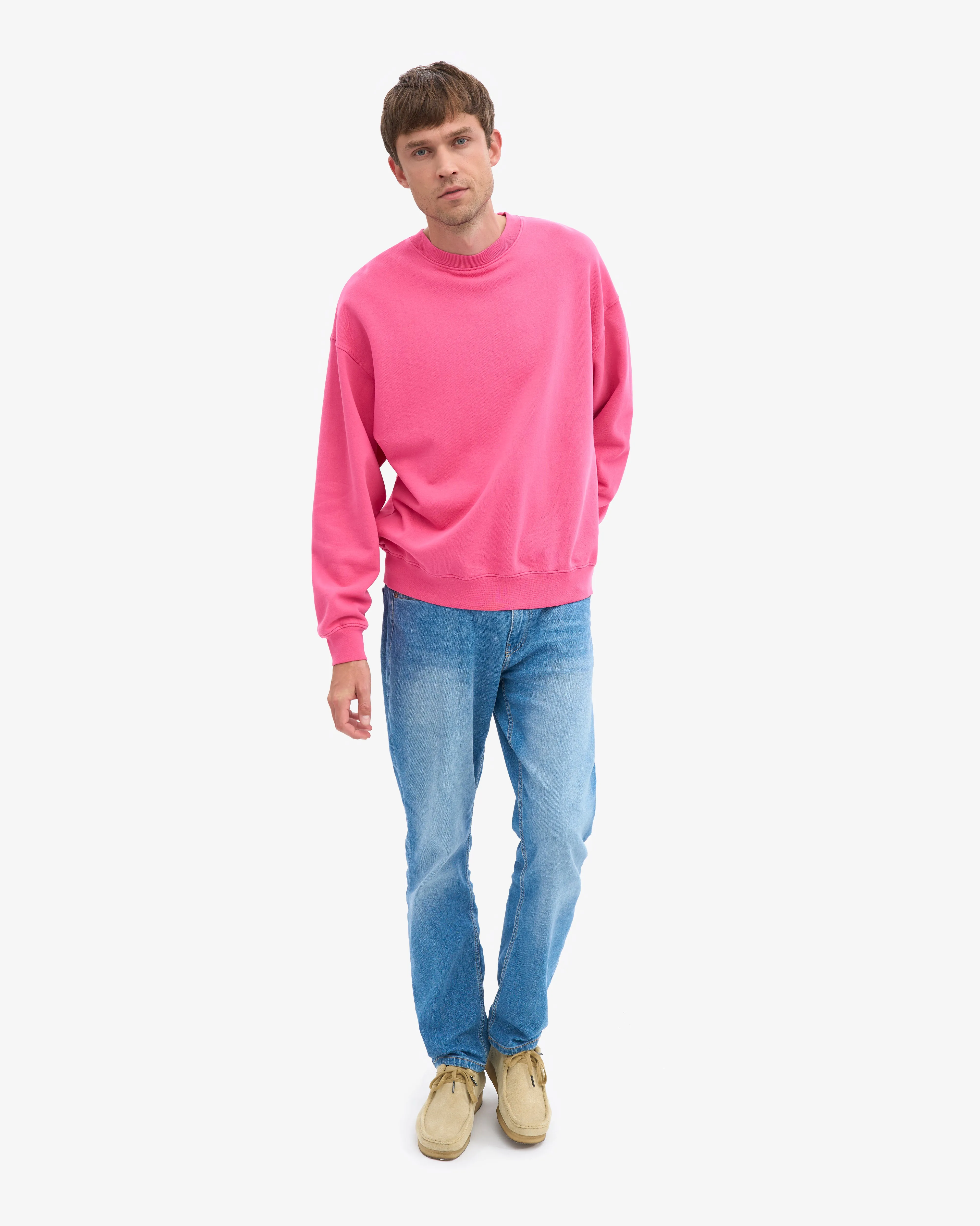 Organic Oversized Crew - Bubblegum Pink sold by Colorful Standard product image thumbnail 5