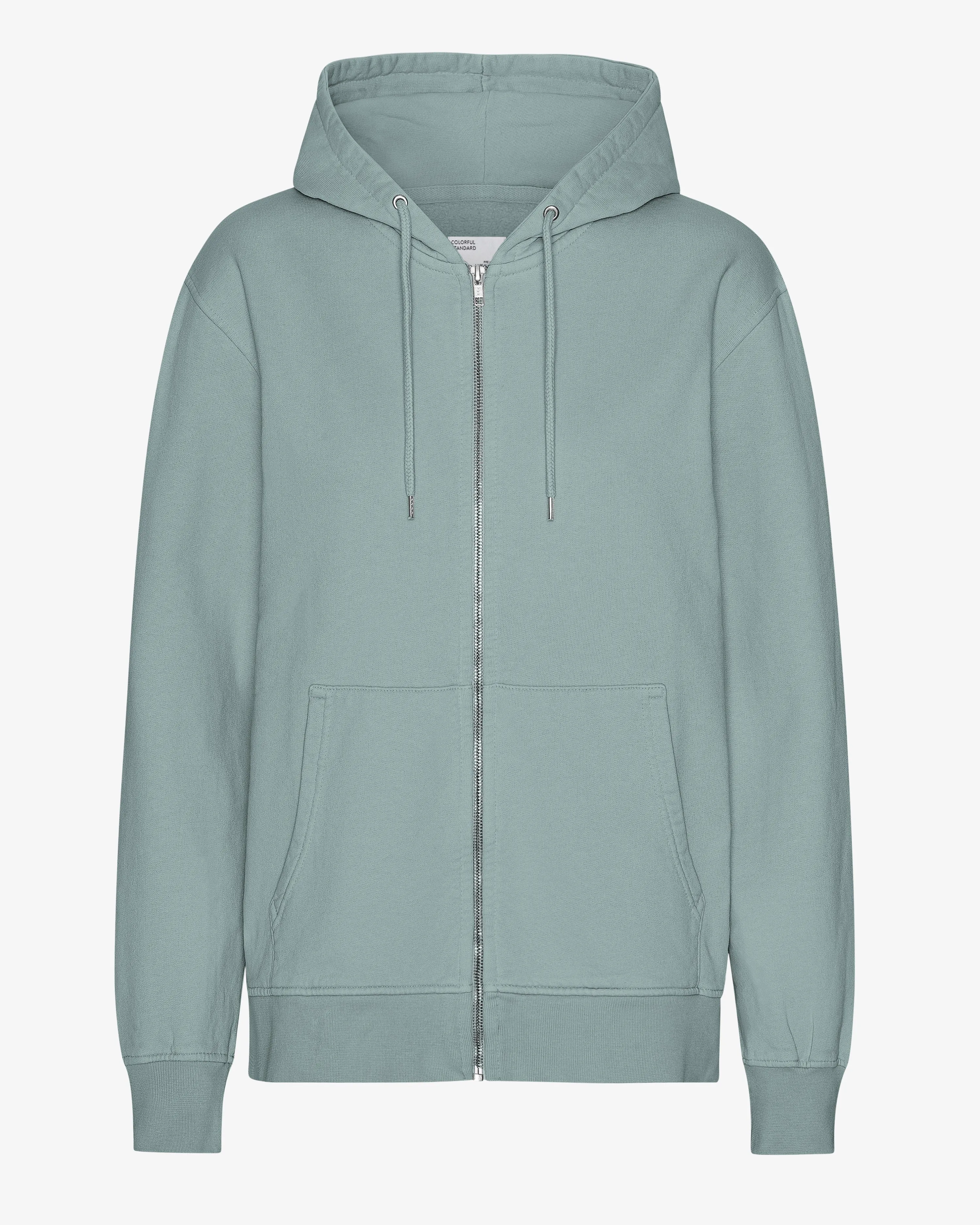 Classic Organic Zip Hood - Steel Blue sold by Colorful Standard