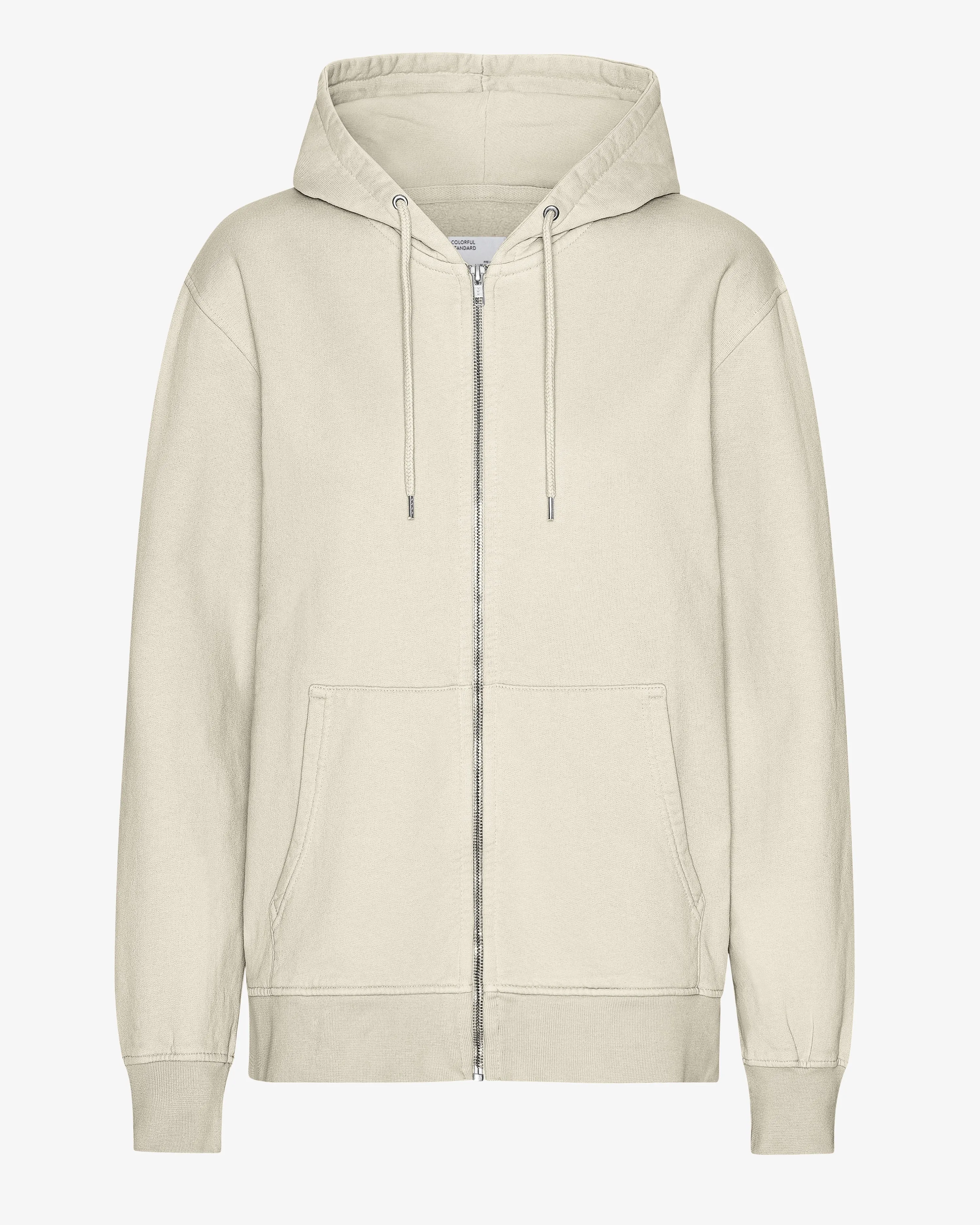 Classic Organic Zip Hood - Ivory White sold by Colorful Standard