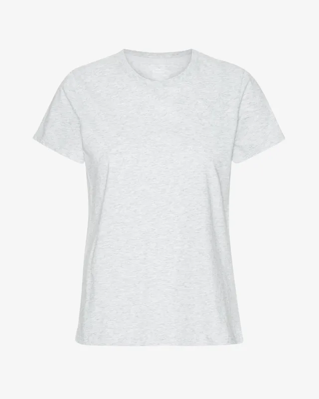 Women Light Organic Tee - Snow Melange sold by Colorful Standard