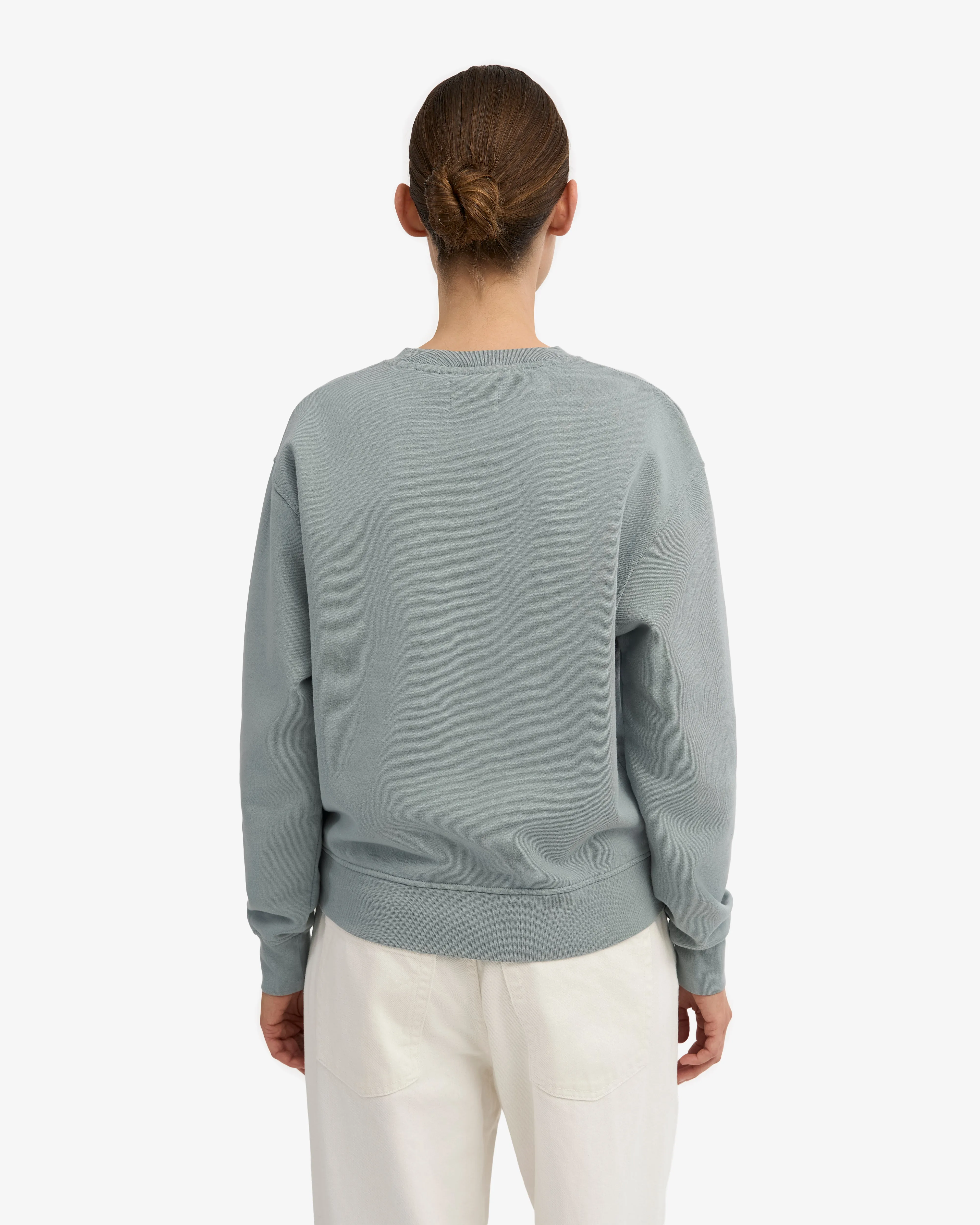 Women Classic Organic Crew - Steel Blue sold by Colorful Standard product image thumbnail 4