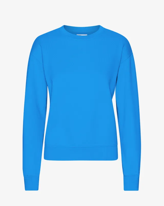 Women Classic Organic Crew - Pacific Blue sold by Colorful Standard