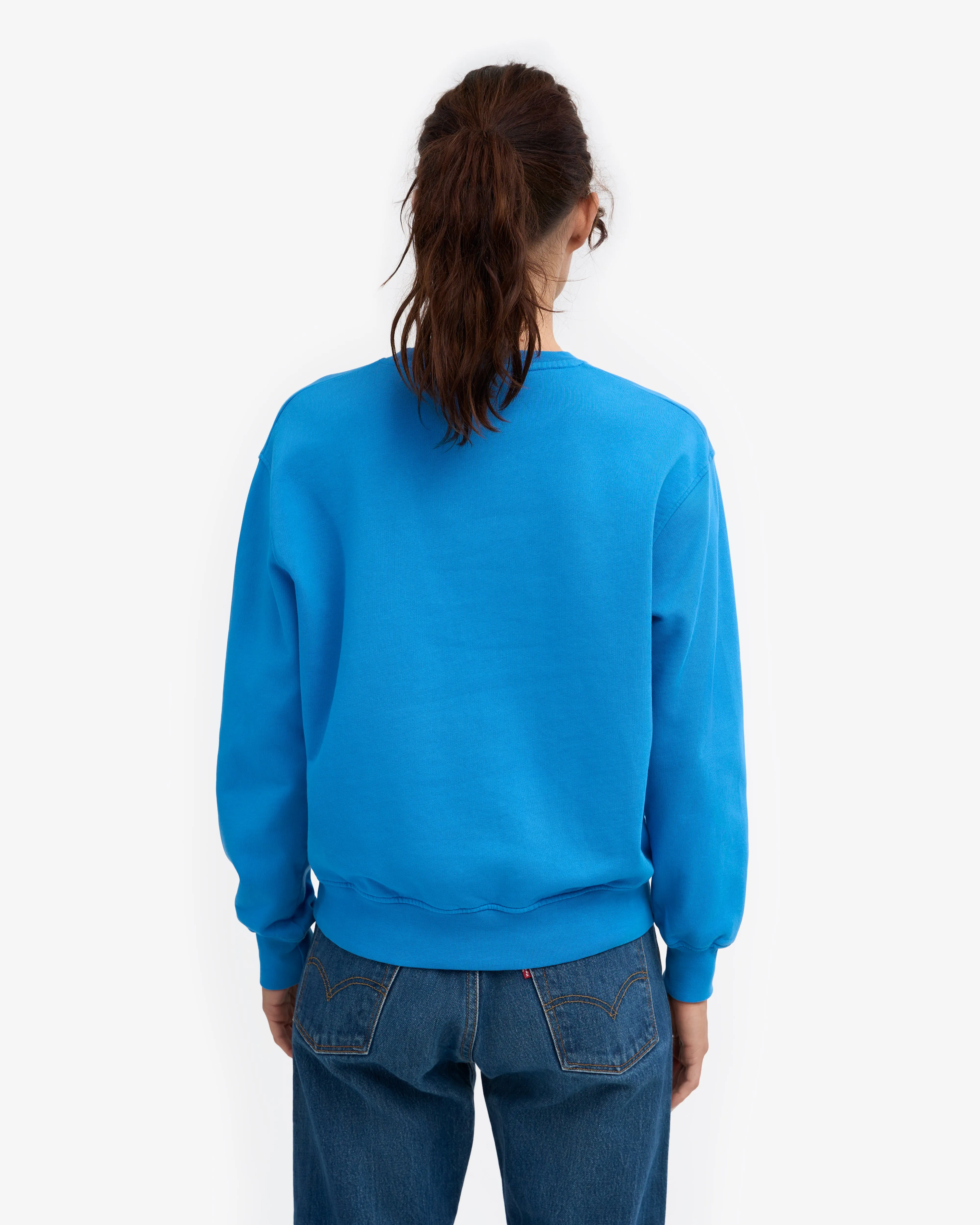 Women Classic Organic Crew - Pacific Blue sold by Colorful Standard product image thumbnail 4
