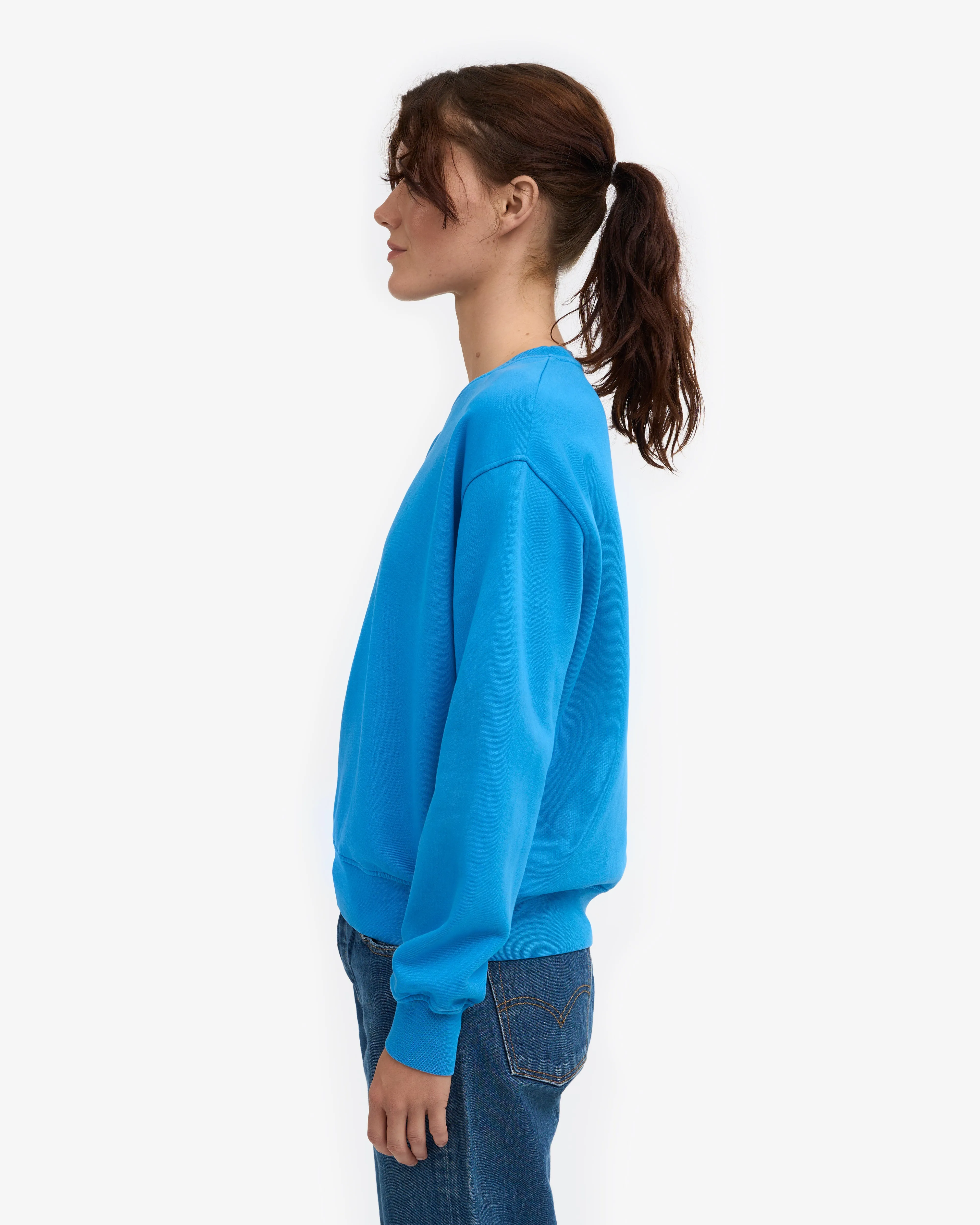 Women Classic Organic Crew - Pacific Blue sold by Colorful Standard product image thumbnail 3